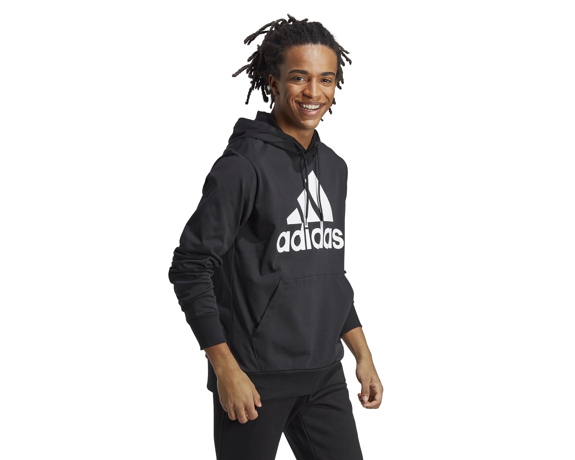 adidas Essentials Logo Hoodie Sweatshirt Hombre (Pack de 1)