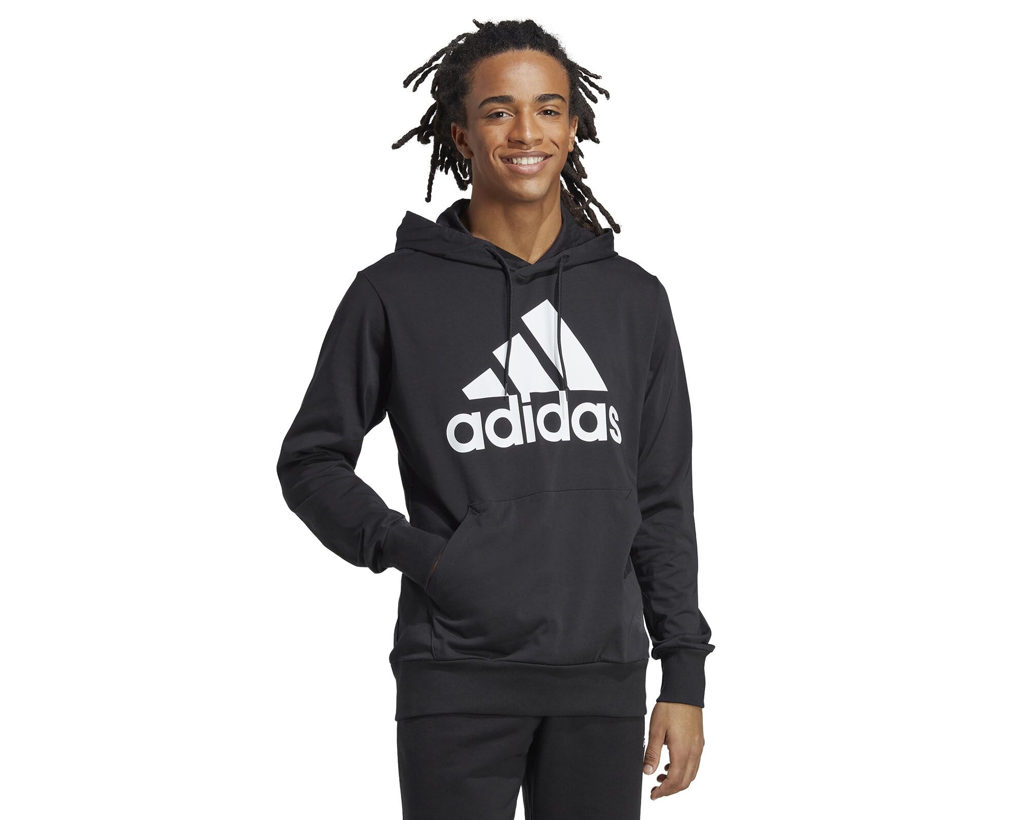 adidas Essentials Logo Hoodie Sweatshirt Hombre (Pack de 1)