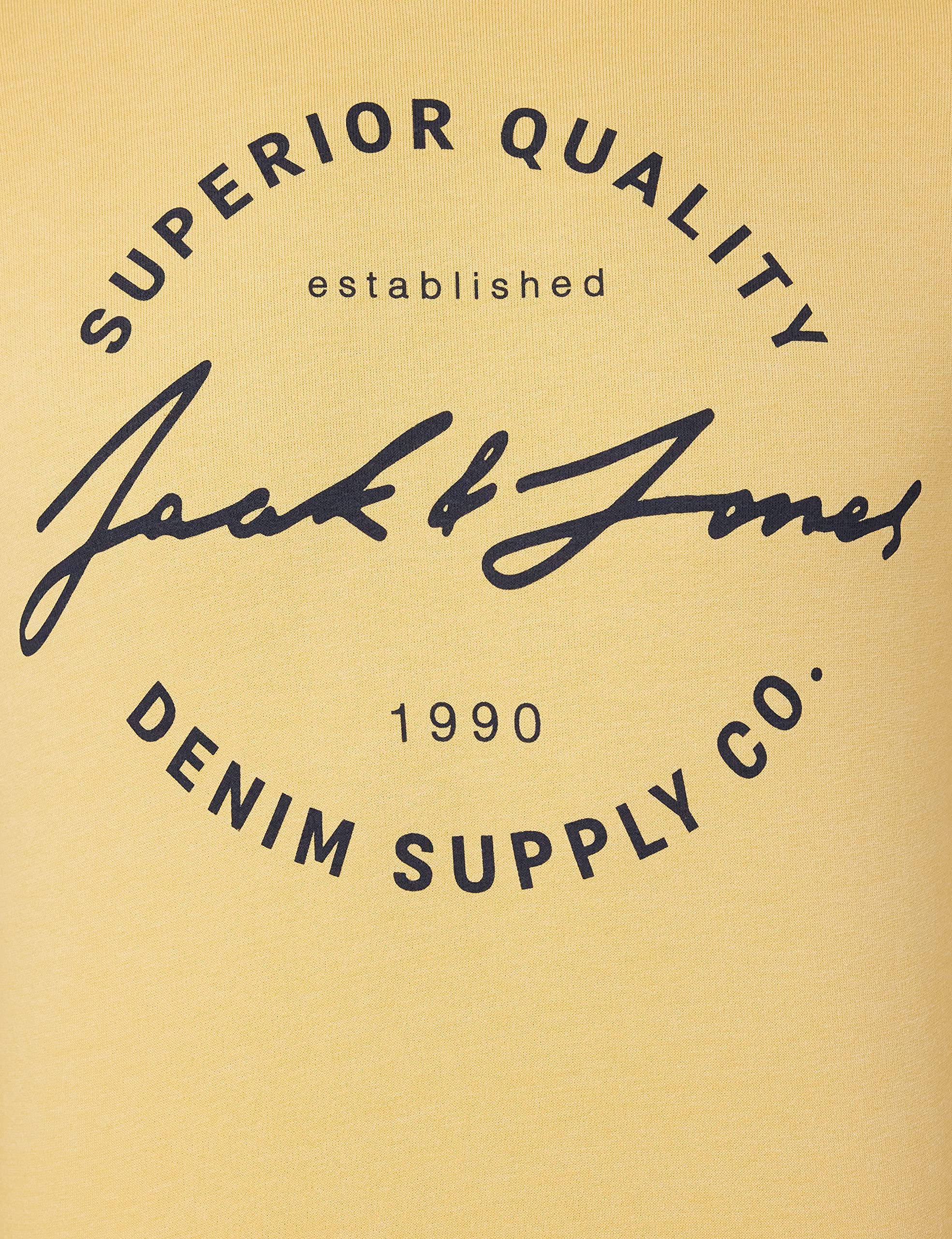 JACK & JONES Sudadera con Capucha Jjace, Jojoba/Print:Aw2, L para Hombre