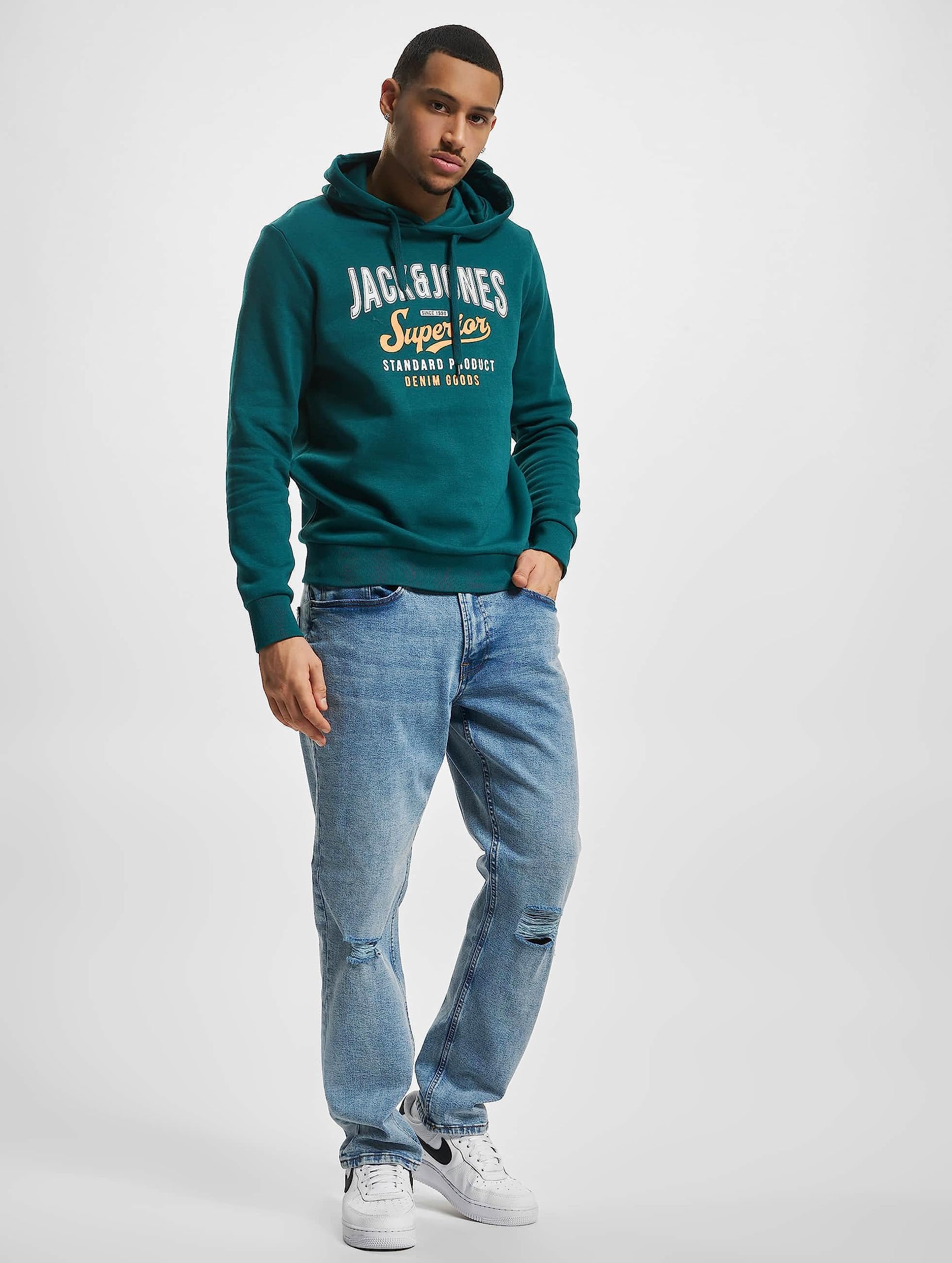 JACK & JONES Sudadera con Capucha para Hombre
