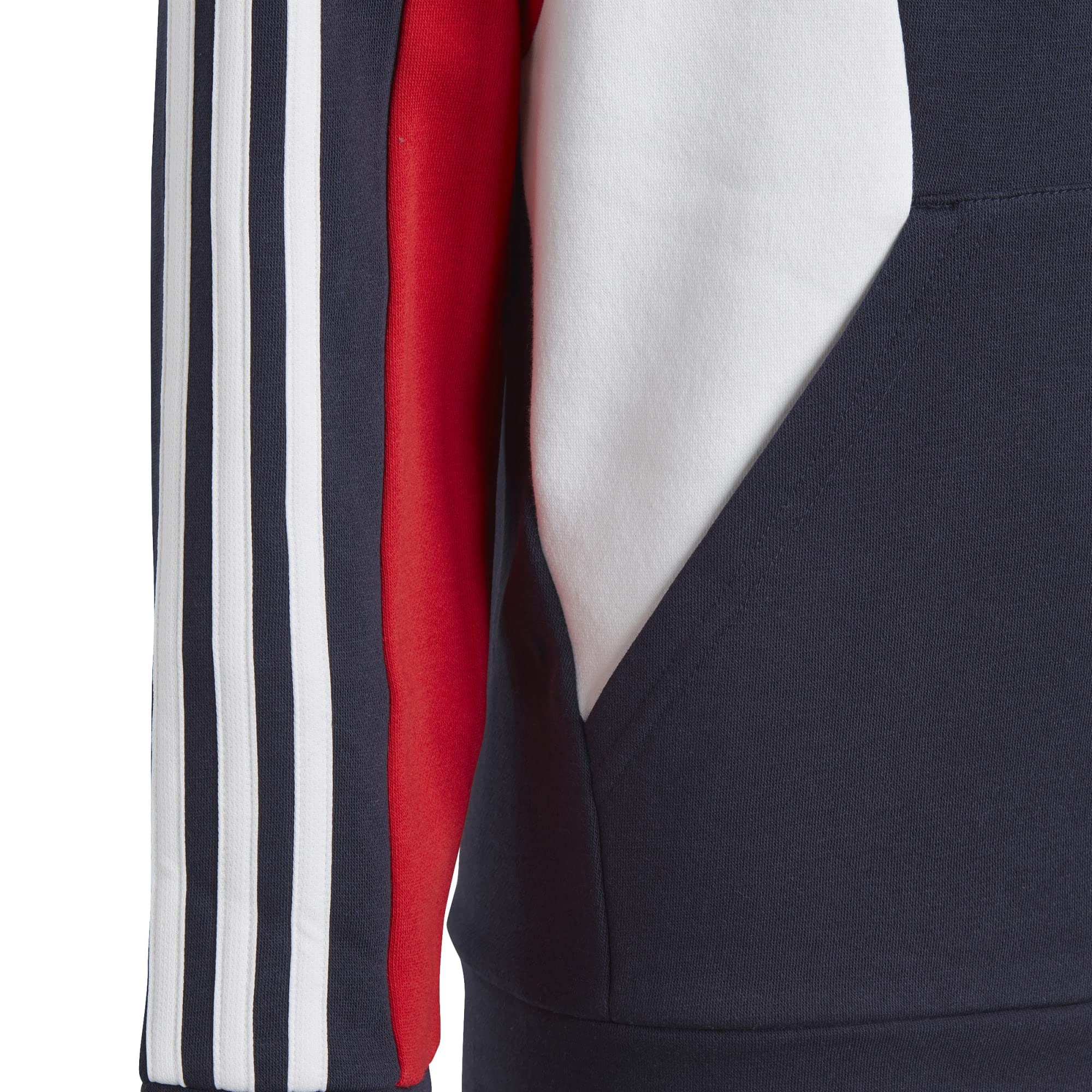adidas Colorblock 3-Stripes Sudadera con Capucha Unisex niños