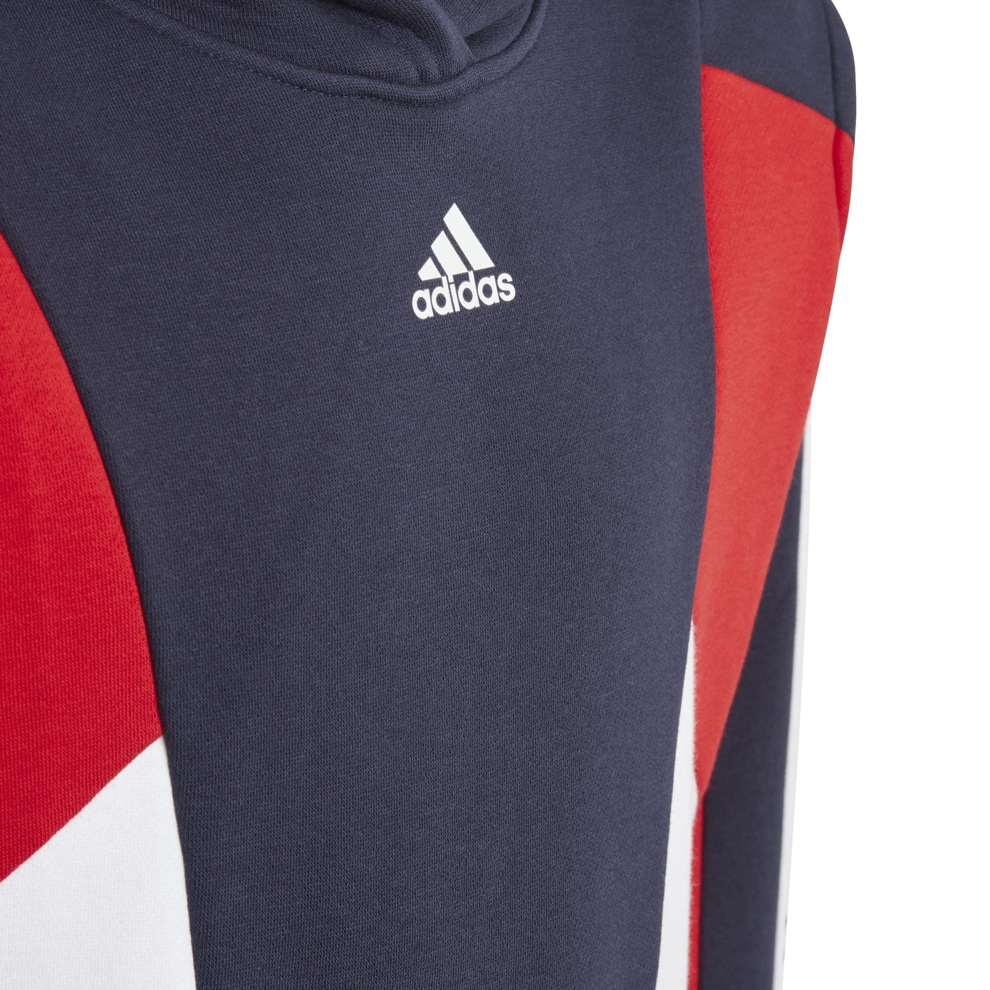 adidas Colorblock 3-Stripes Sudadera con Capucha Unisex niños