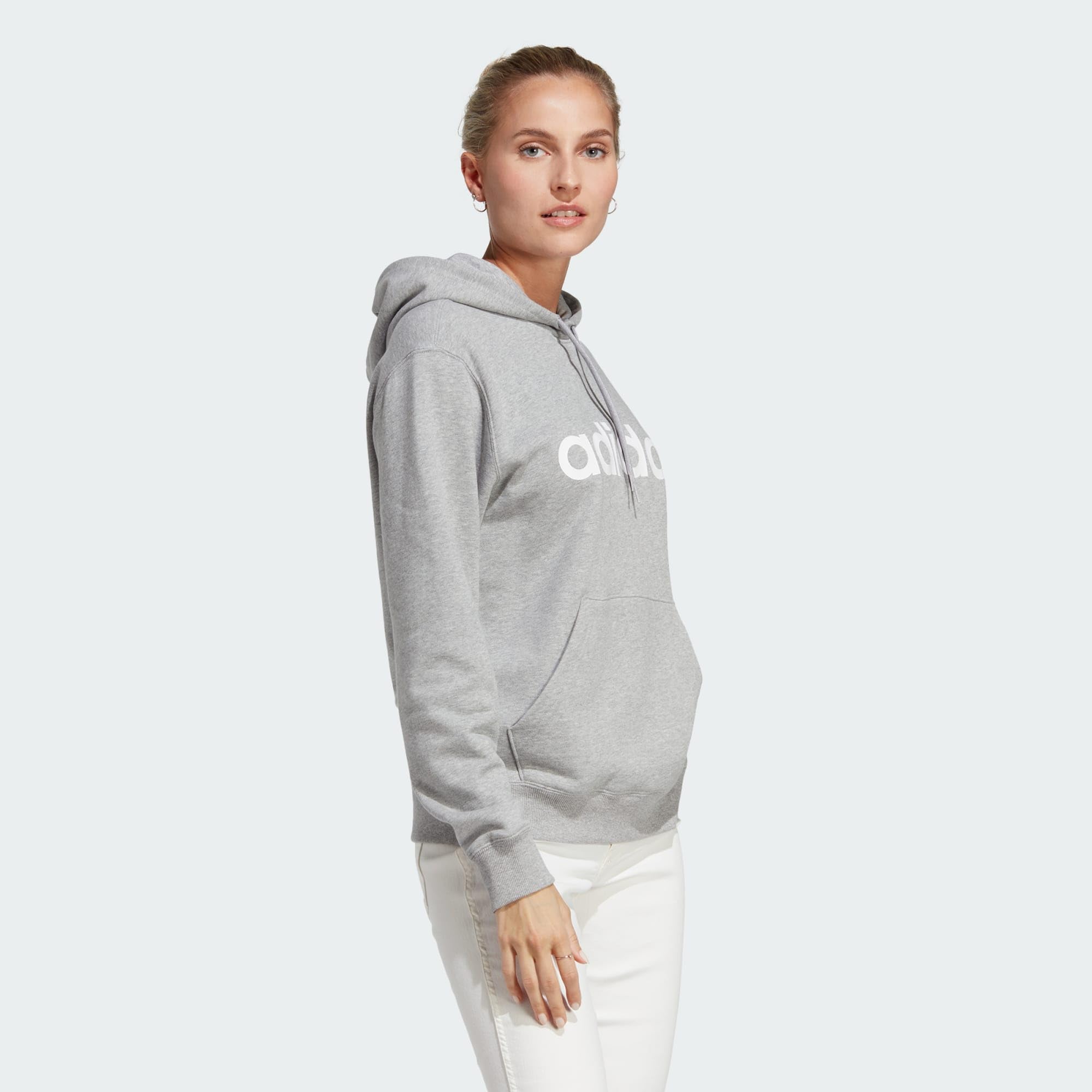 adidas Essentials Linear Hoodie Sudadera con Capucha para Mujer