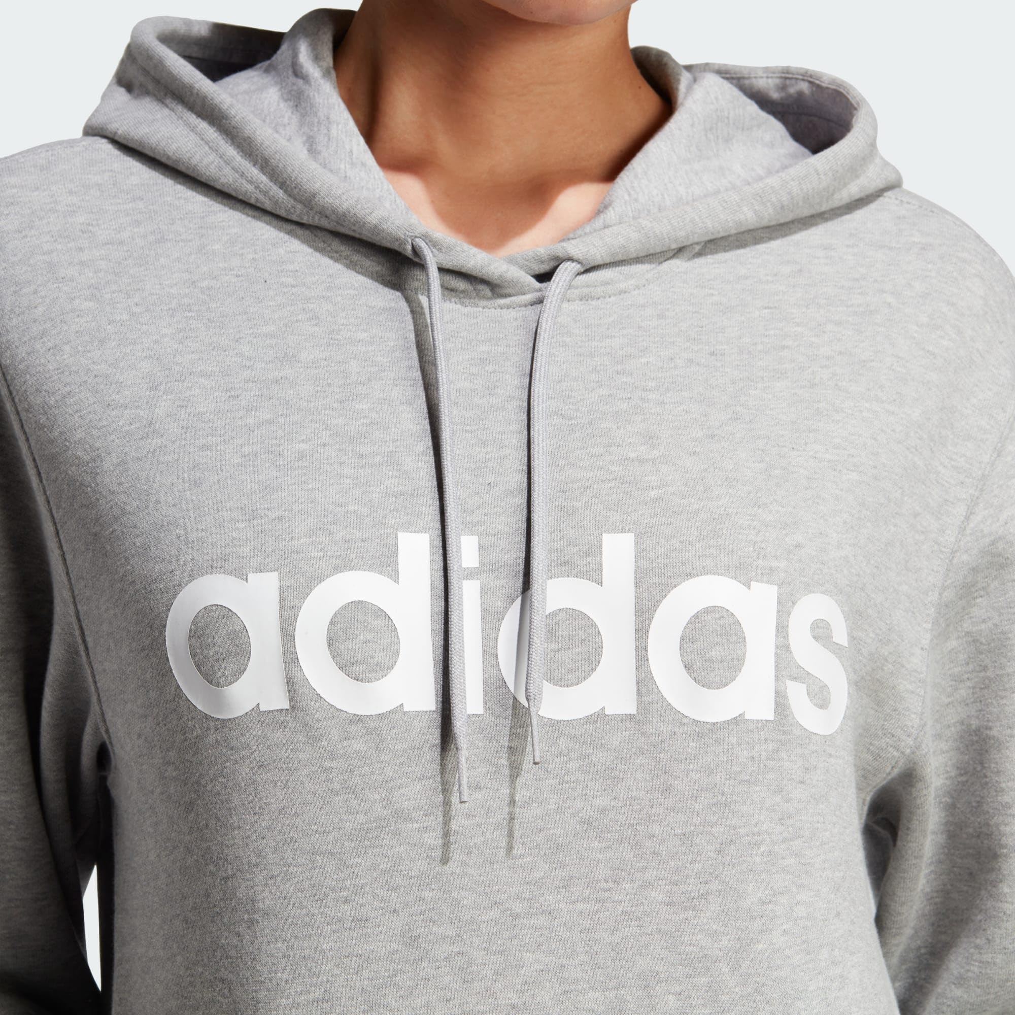 adidas Essentials Linear Hoodie Sudadera con Capucha para Mujer