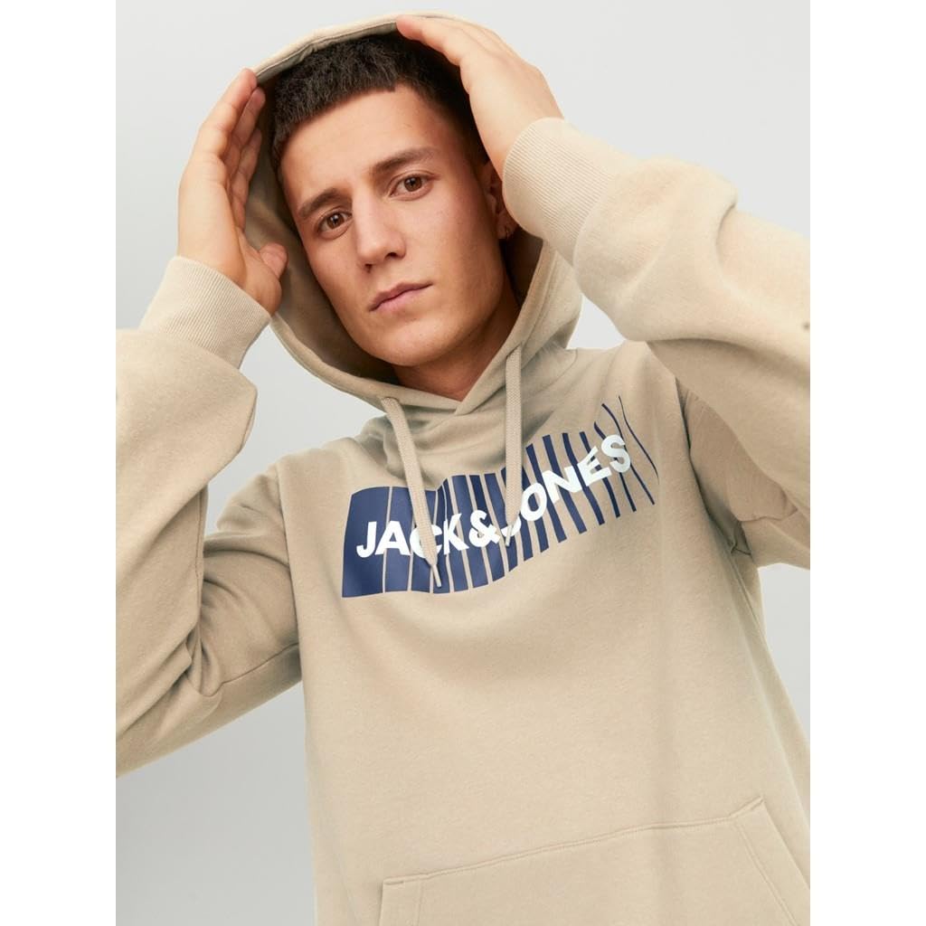 Bestseller A/S Jjecorp Logo Sweat Hood Play Noos Sudadera con Capucha para Hombre