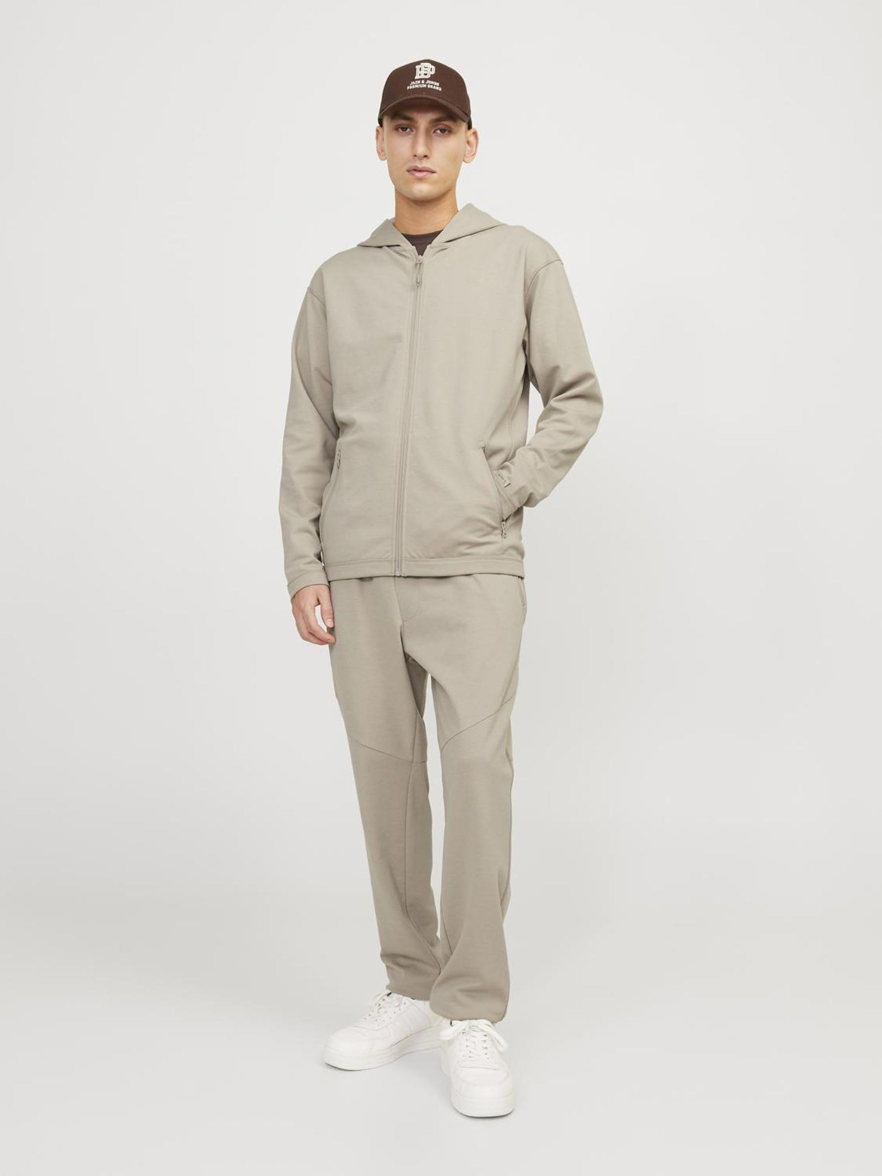 JACK & JONES Jcocloud Sudadera con Cremallera Noos Hombre