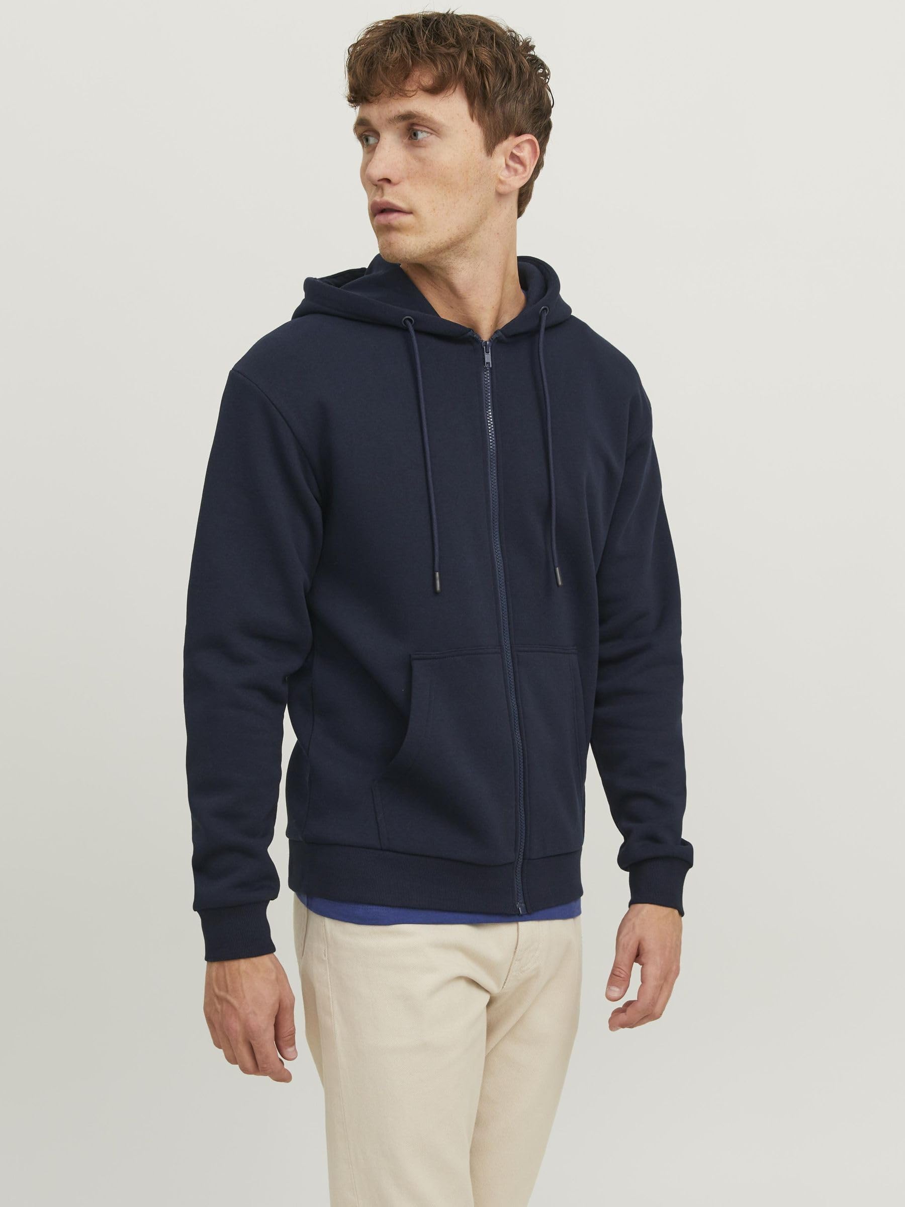 JACK & JONES Jjebradley Sudadera con Cremallera Noos Capucha para Hombre