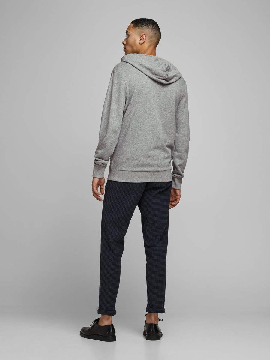 Jack & Jones Jjeholmen Sweat Zip Hood Plus Noos Sudadera con Capucha para Hombre