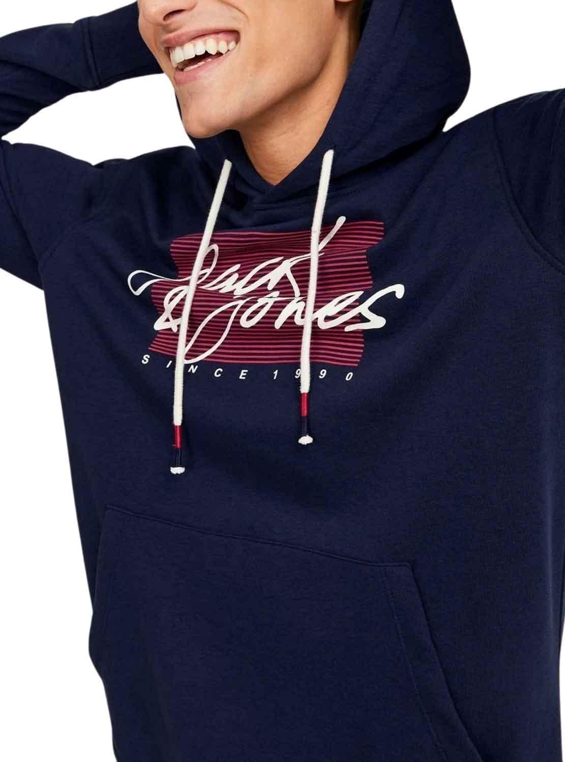 JACK & JONES Jjzuri Sudadera con Capucha Hombre