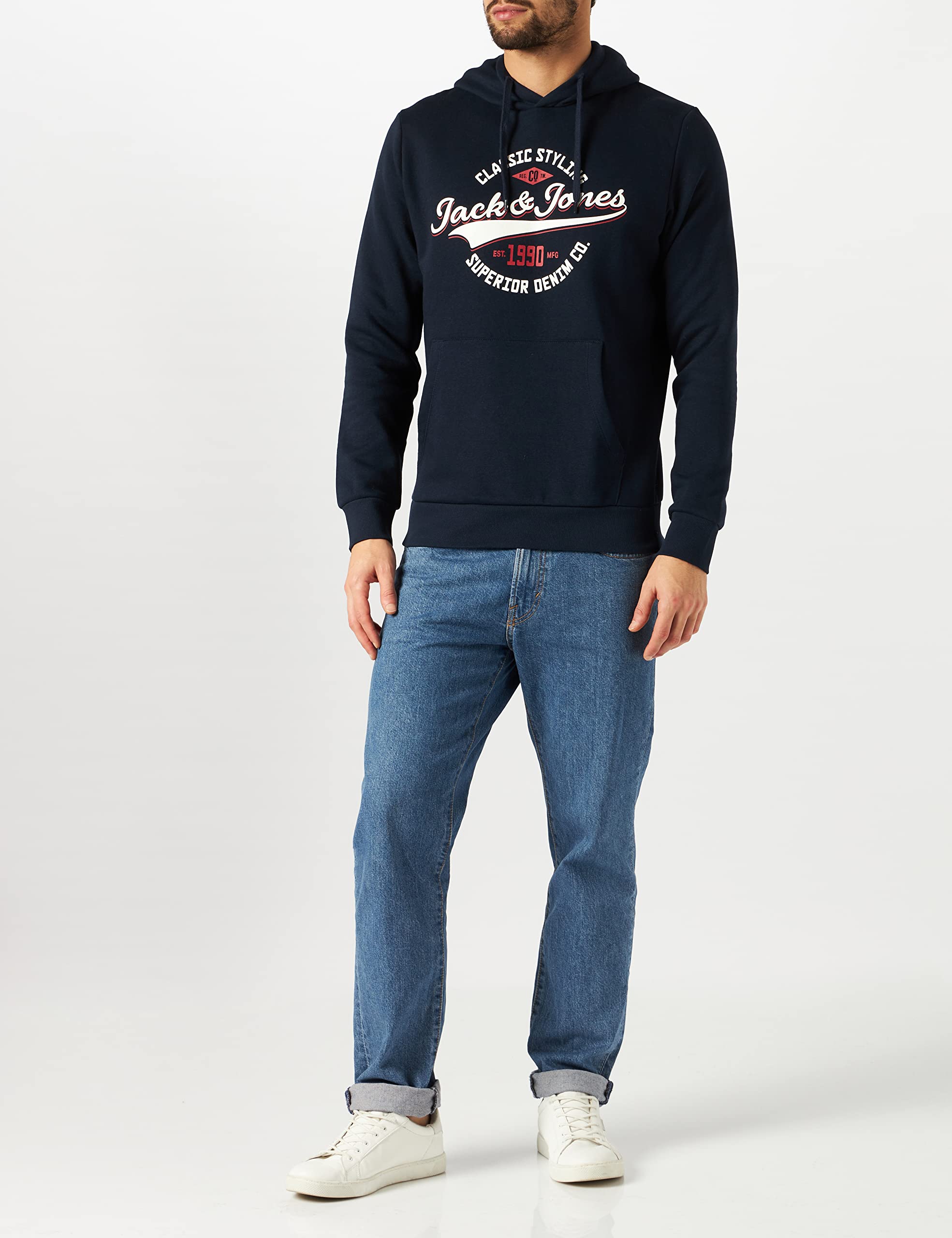 JACK & JONES Sudadera con Capucha para Hombre