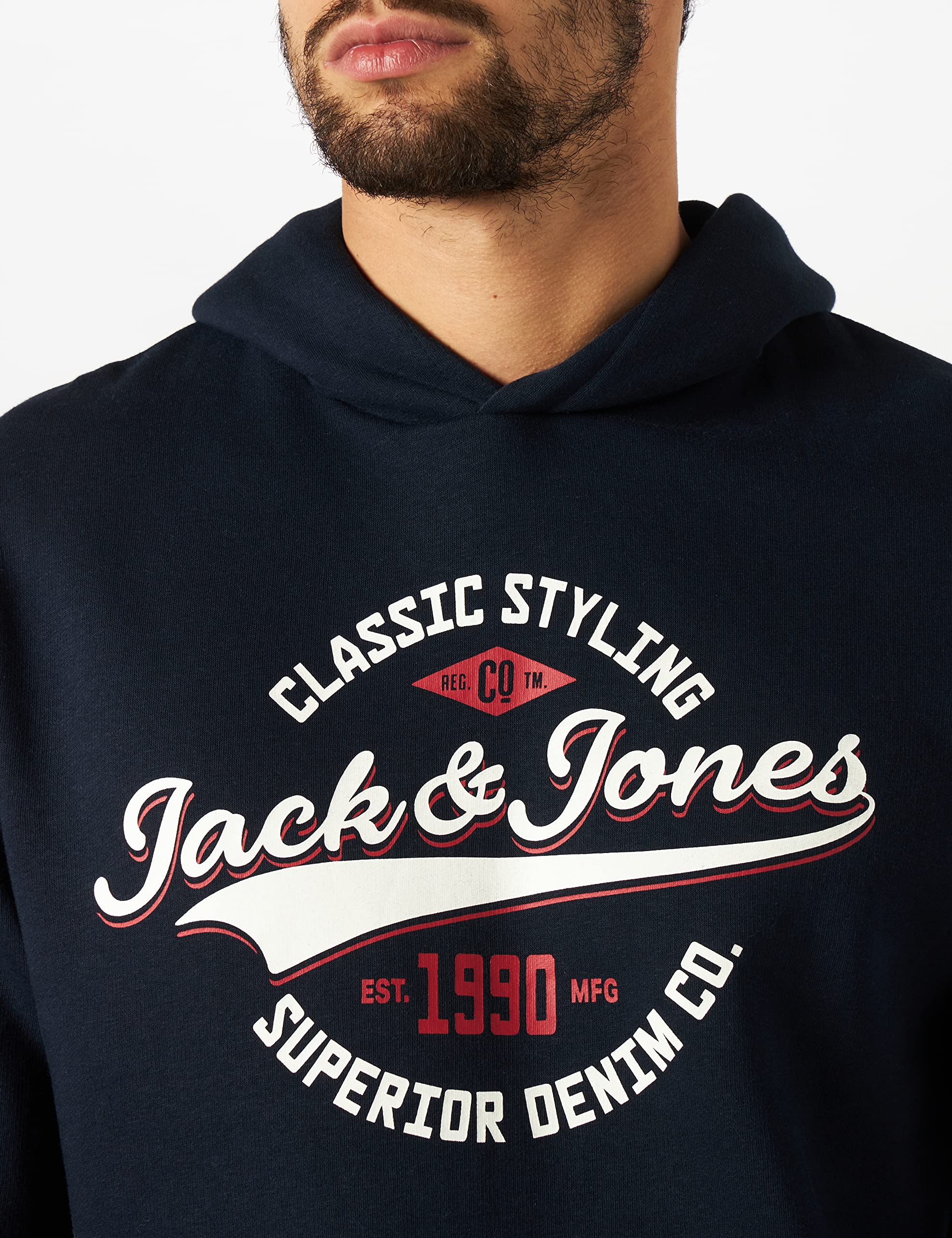 JACK & JONES Sudadera con Capucha para Hombre