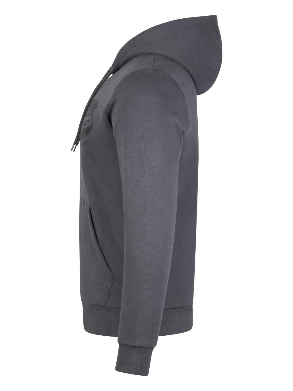 JACK & JONES Sudadera con capucha para hombre JJEADRIAN Sudadera con capucha y bolsillos canguro Corte Regular Algodón Estampado Negro Gris Azul S M L XL XXL 3XL