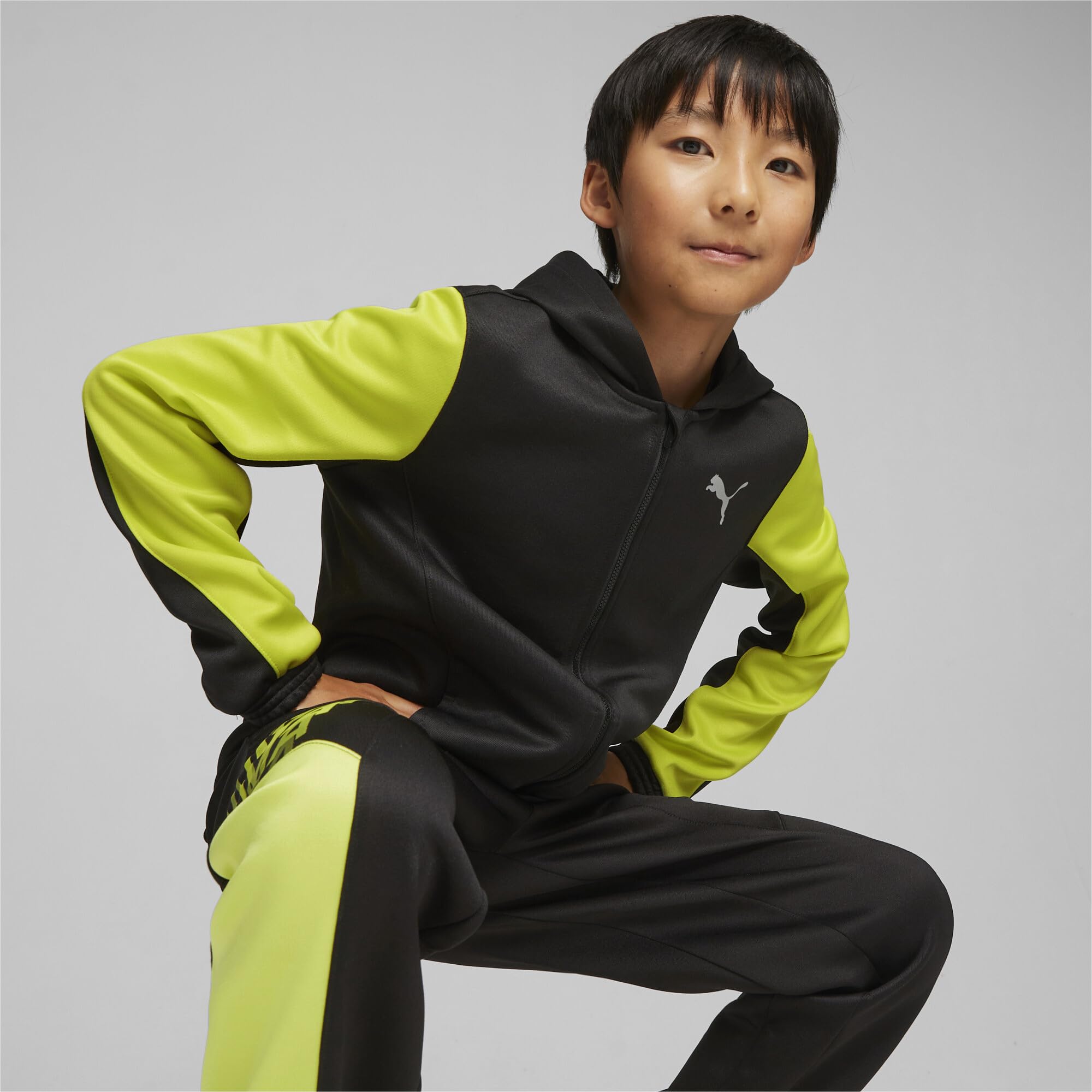 PUMA Ajuste con Cremallera Completa Dk B Sudor Niños