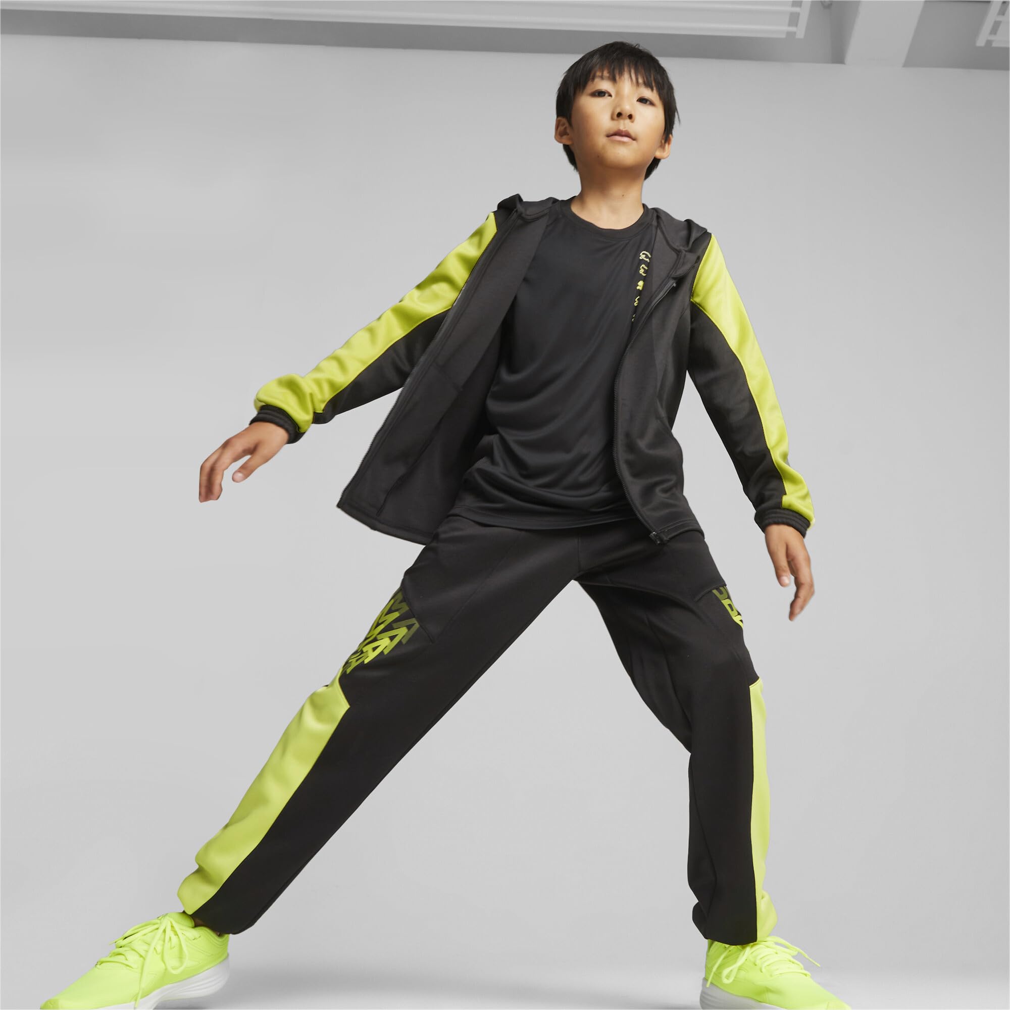 PUMA Ajuste con Cremallera Completa Dk B Sudor Niños
