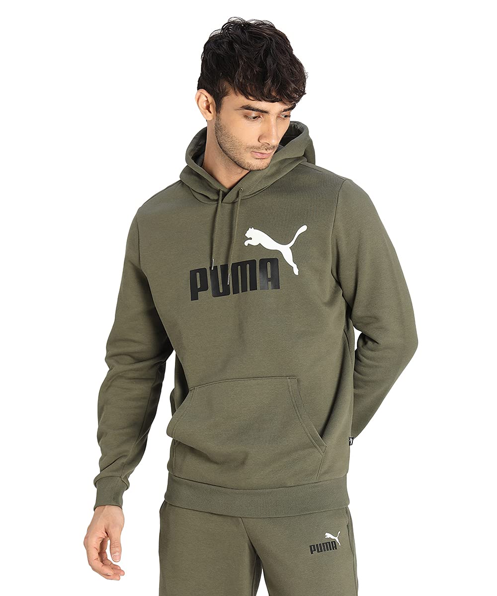 PUMA ESS+ 2 Col Big Logo Hoodie FL Sudadera Unisex Adulto