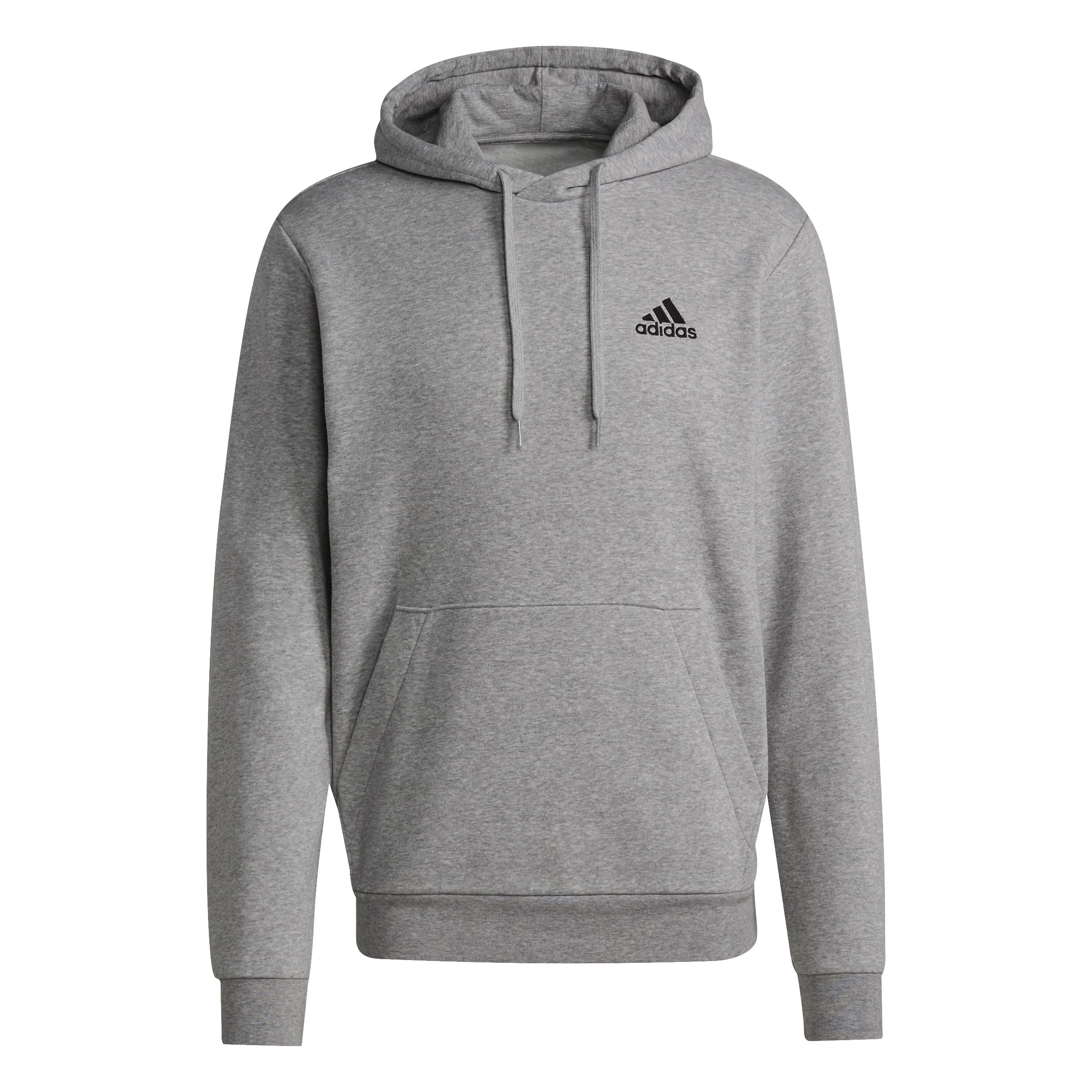 adidas Essentials Fleece Sudadera para Hombre Medium Grey Heather / Black, M