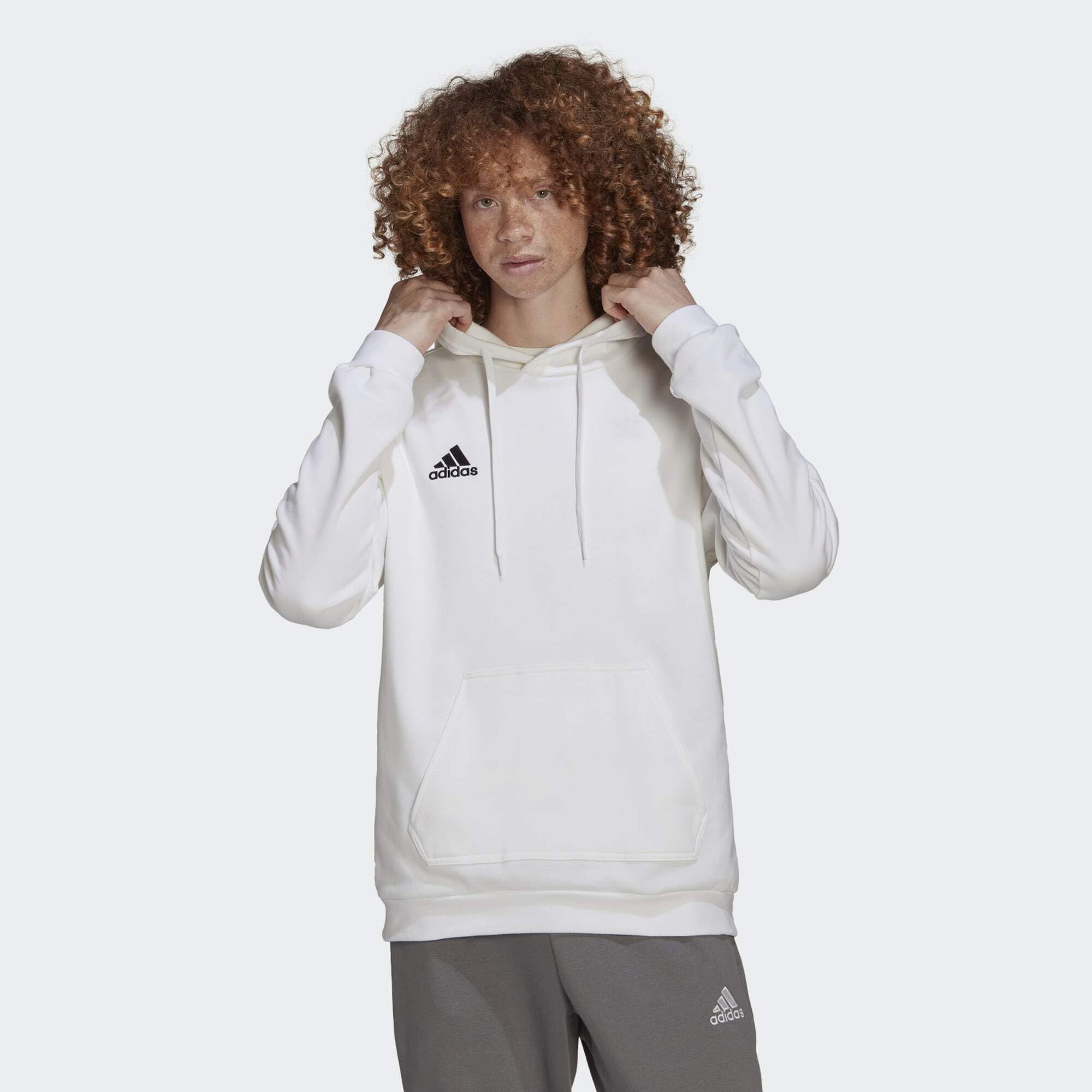 Adidas HG6302 ENT22 HOODY Sweatshirt Men's white/black M