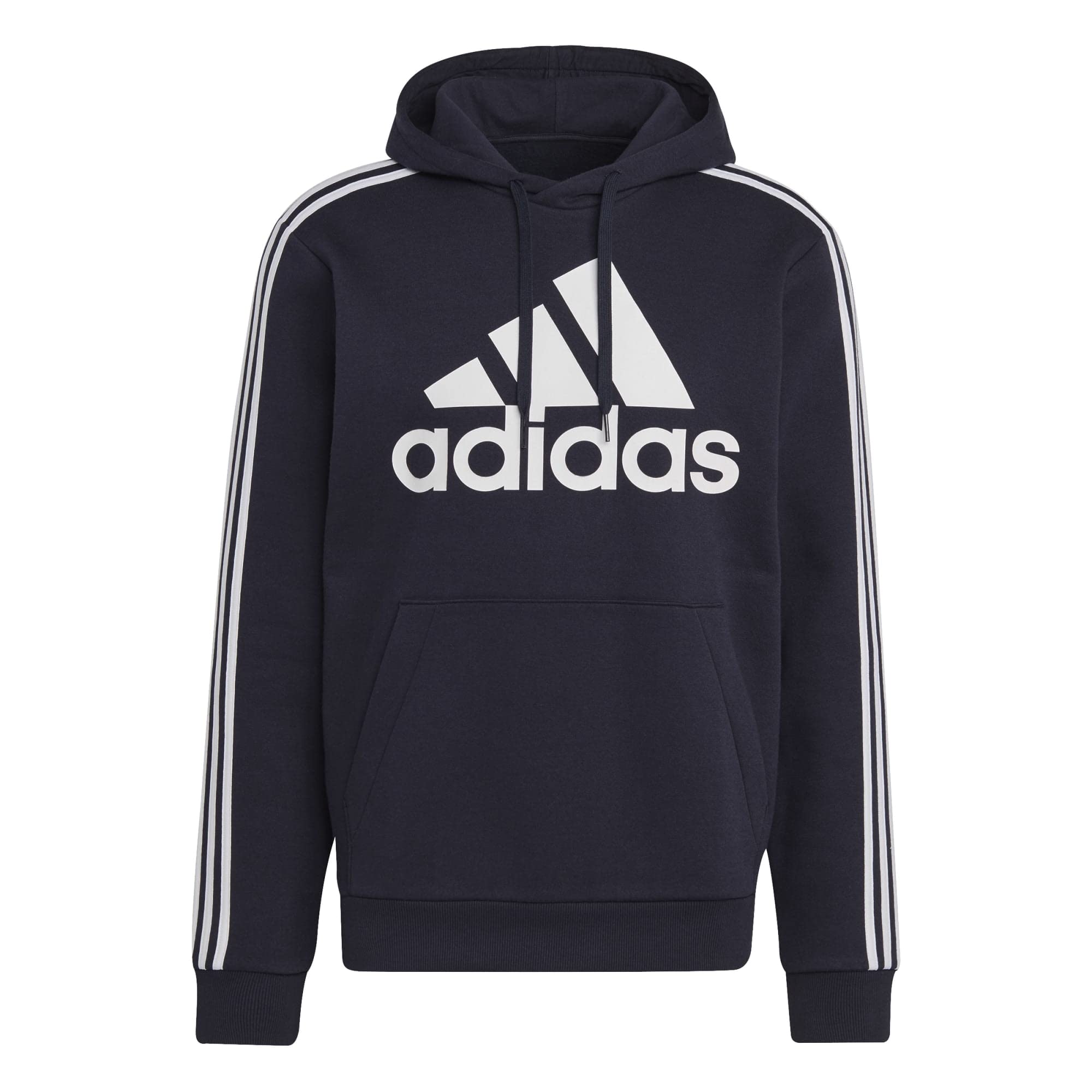 adidas Hombre Essentials Fleece Sudadera con capucha, Legend Ink/White, M