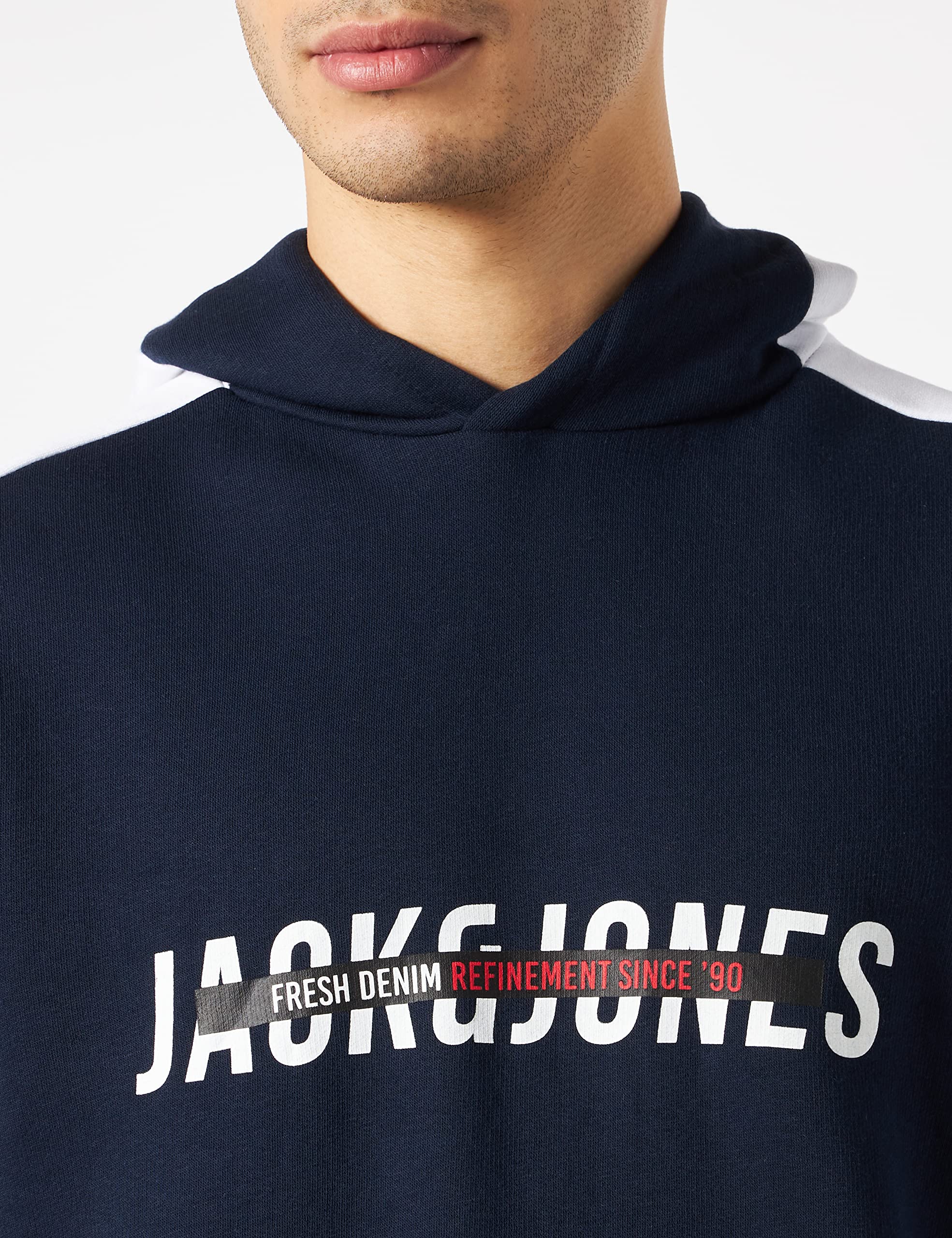 JACK & JONES Jjcut Sweat Hood Sudadera con Capucha para Hombre