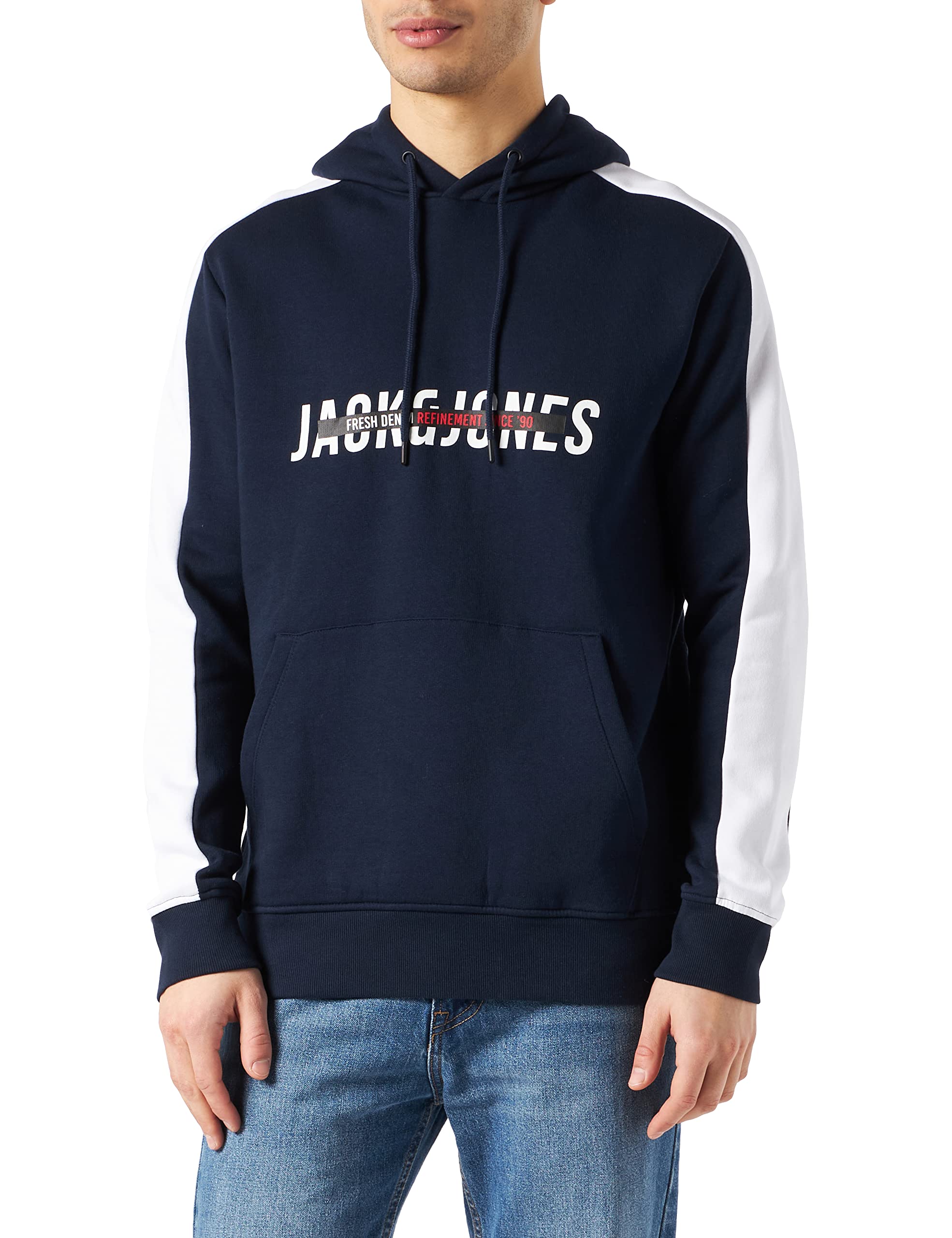 JACK & JONES Jjcut Sweat Hood Sudadera con Capucha para Hombre
