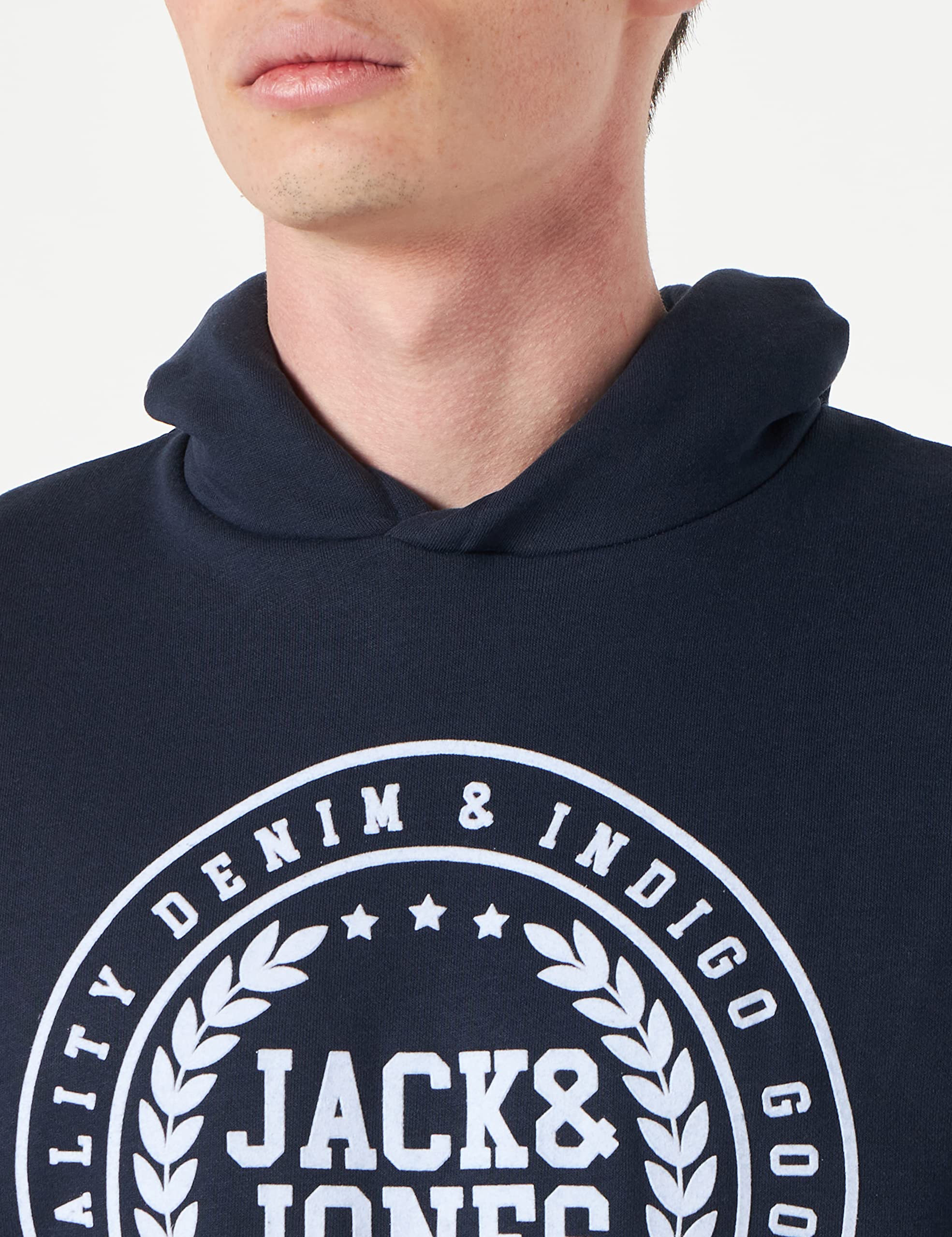 JACK & JONES Jjflocker Sweat Hoodie Sudadera con Capucha para Hombre
