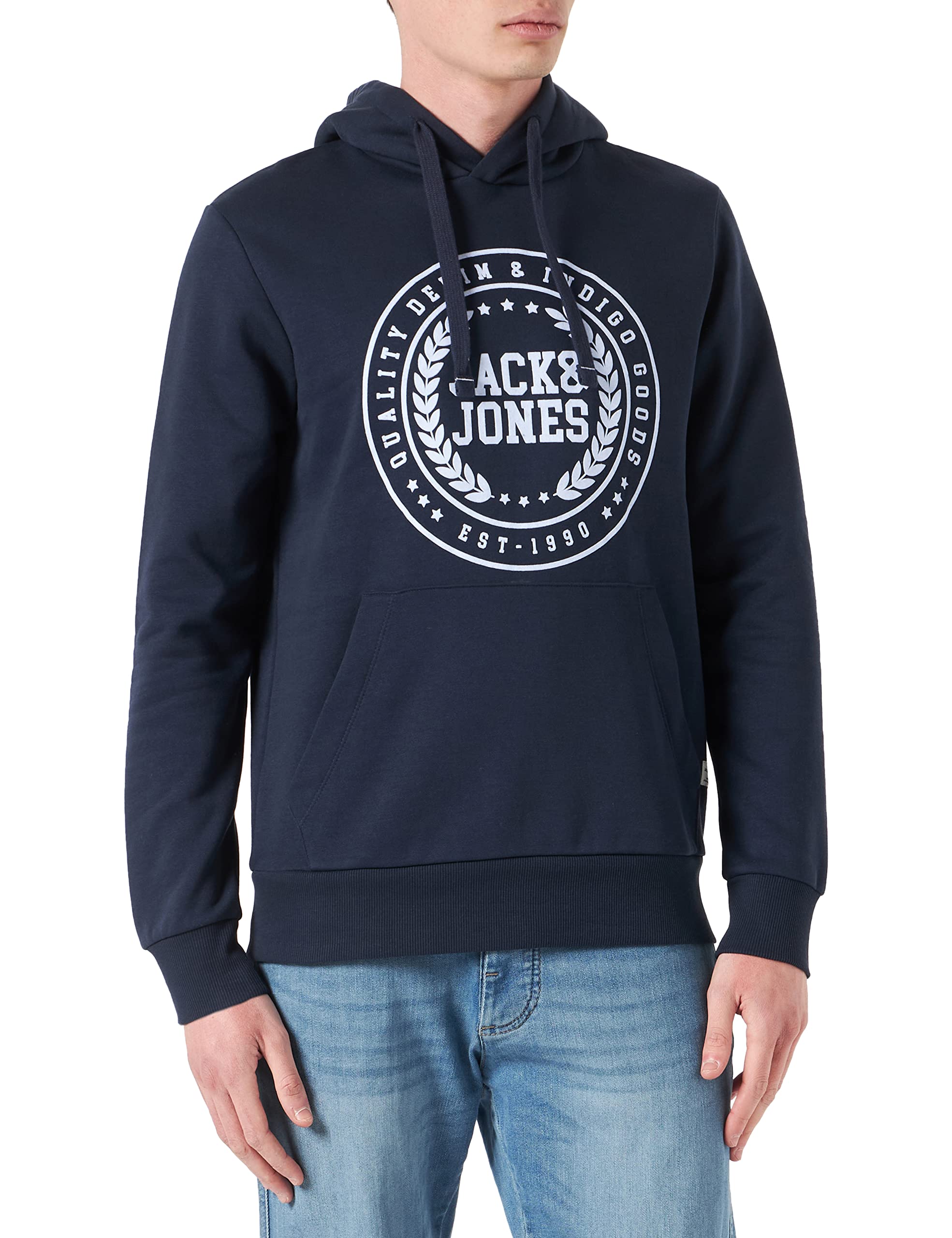 JACK & JONES Jjflocker Sweat Hoodie Sudadera con Capucha para Hombre