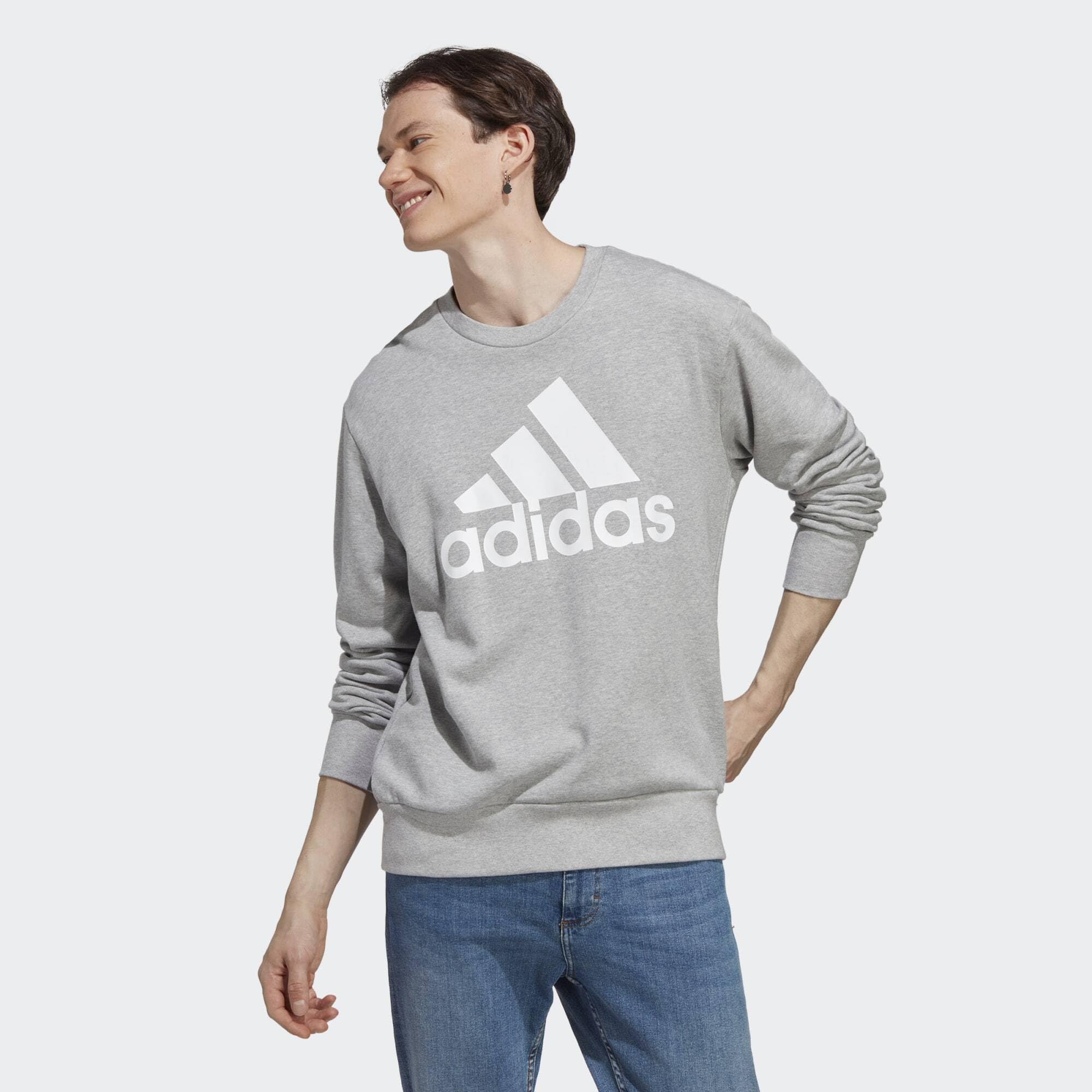 adidas Essentials French Terry Big Logo Sweatshirt Sudadera Hombre