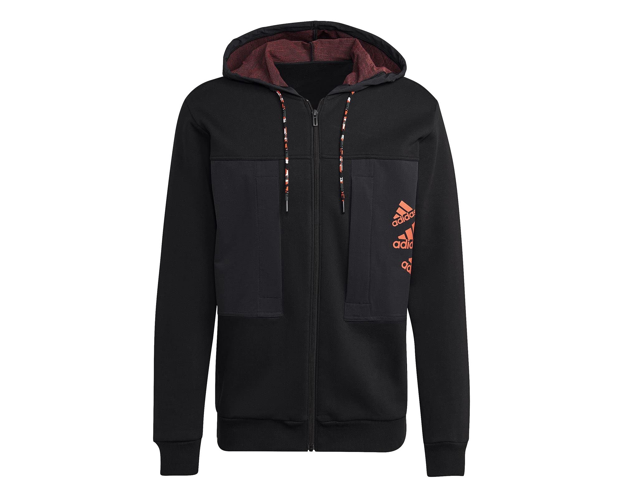 adidas M Q4 Bl FZ HD Sudadera con Capucha Y Cremallera Hombre
