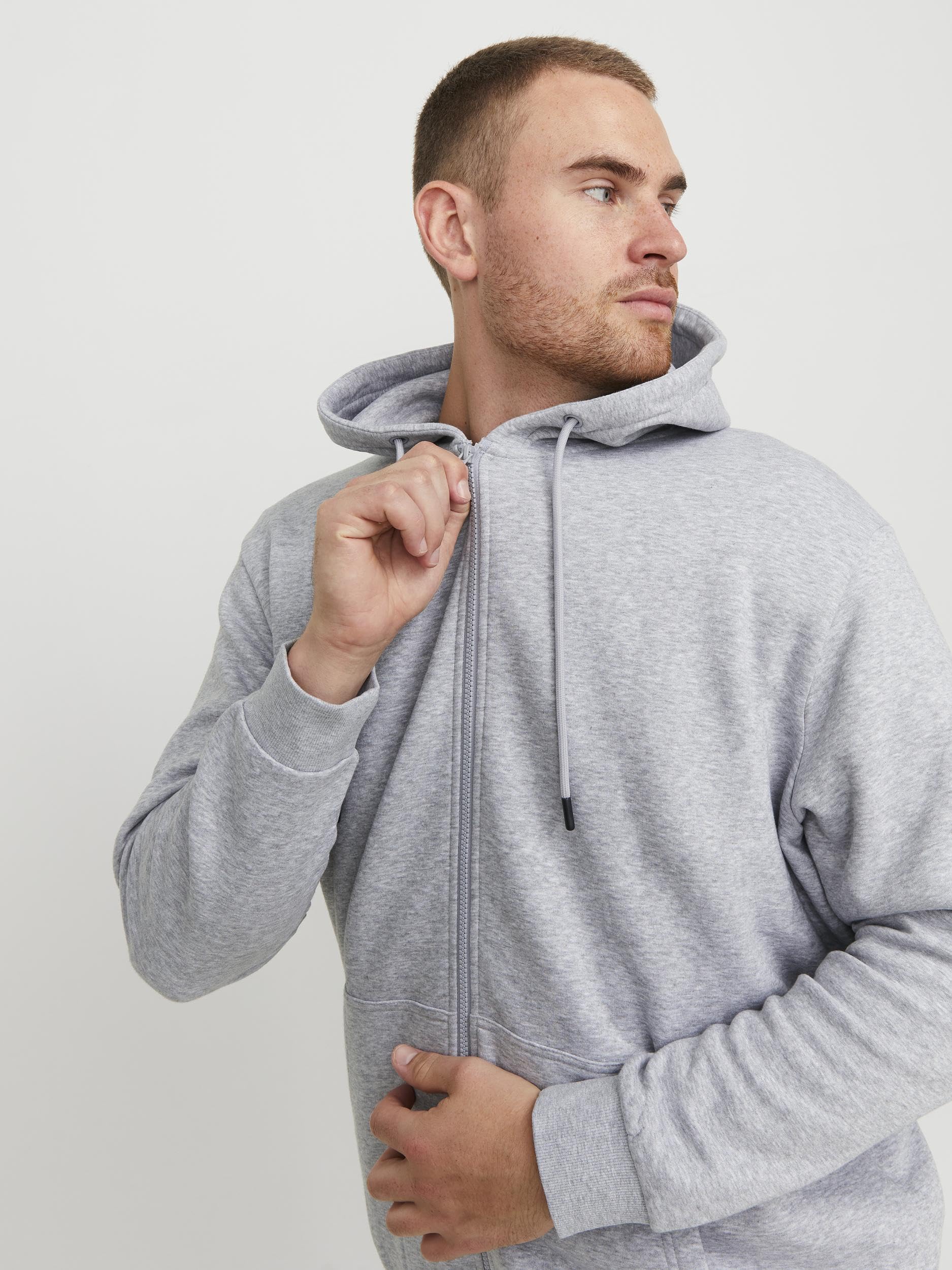 Jack & Jones Jjebradley Sudadera con Cremallera Noos Pls Capucha para Hombre
