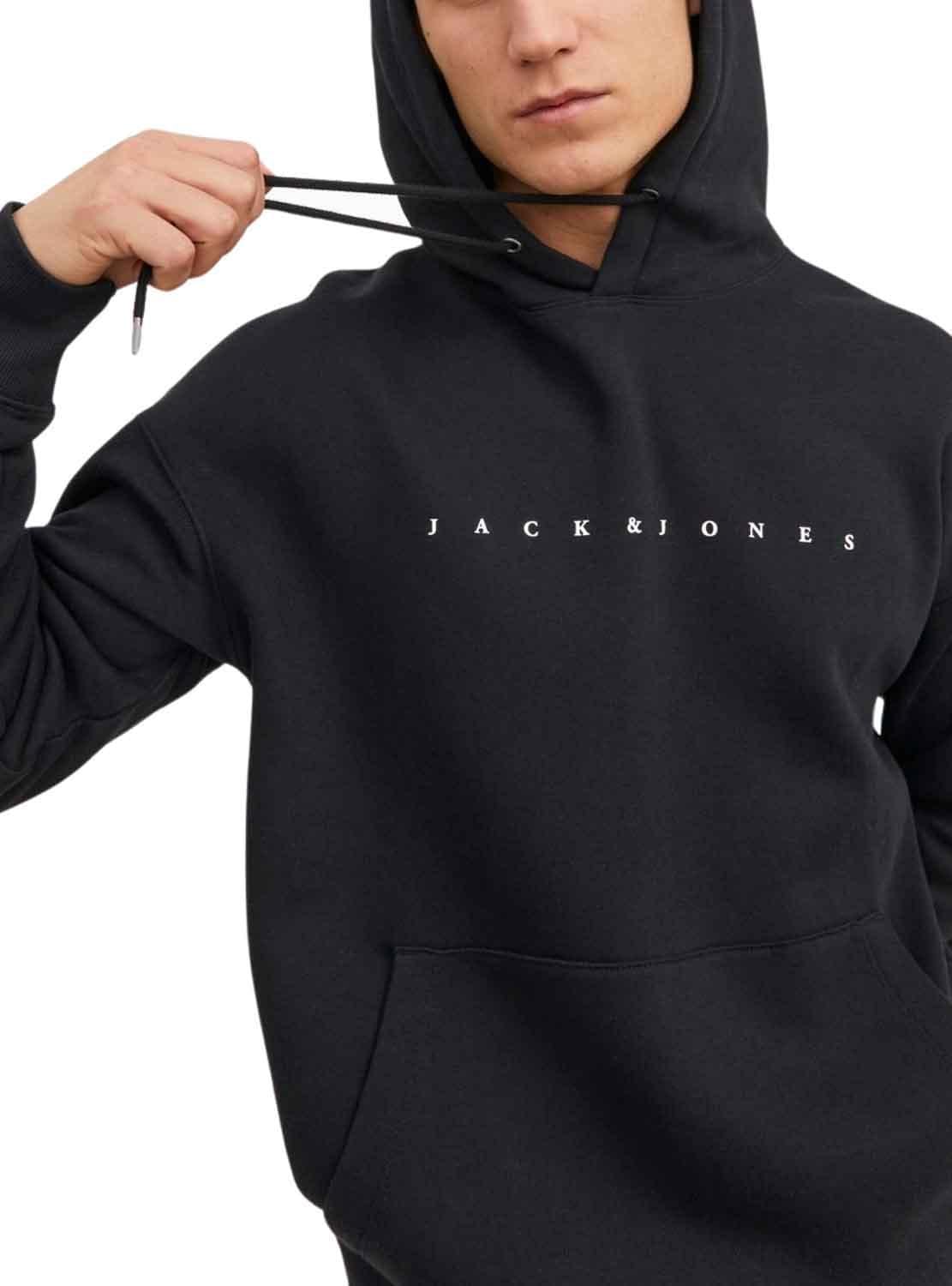 Jack & Jones Jjestar JJ Sweat Hood Noos Sudadera con Capucha para Hombre