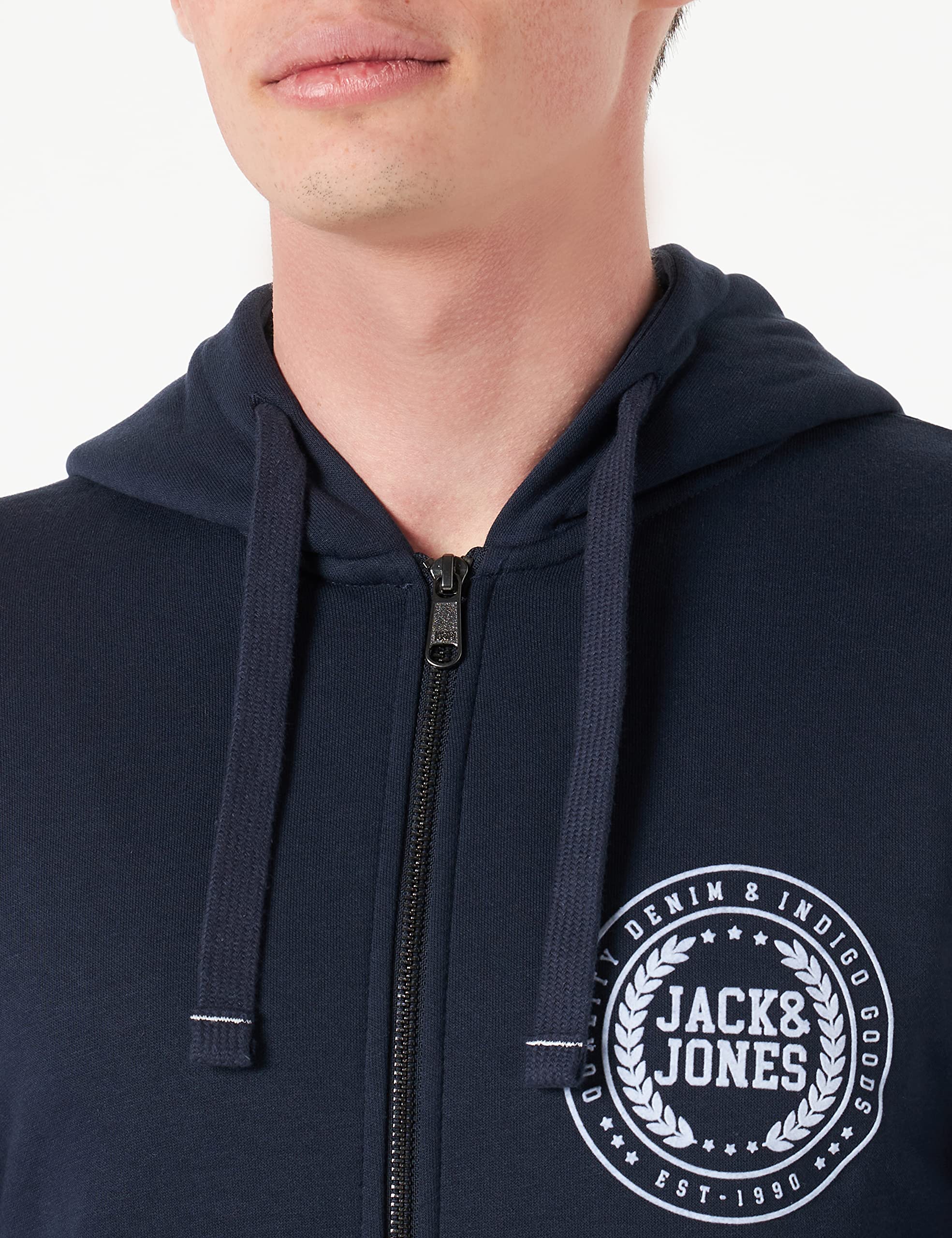 JACK & JONES Jjflocker Sudadera con Capucha con Cremallera Chaqueta Deportiva para Hombre