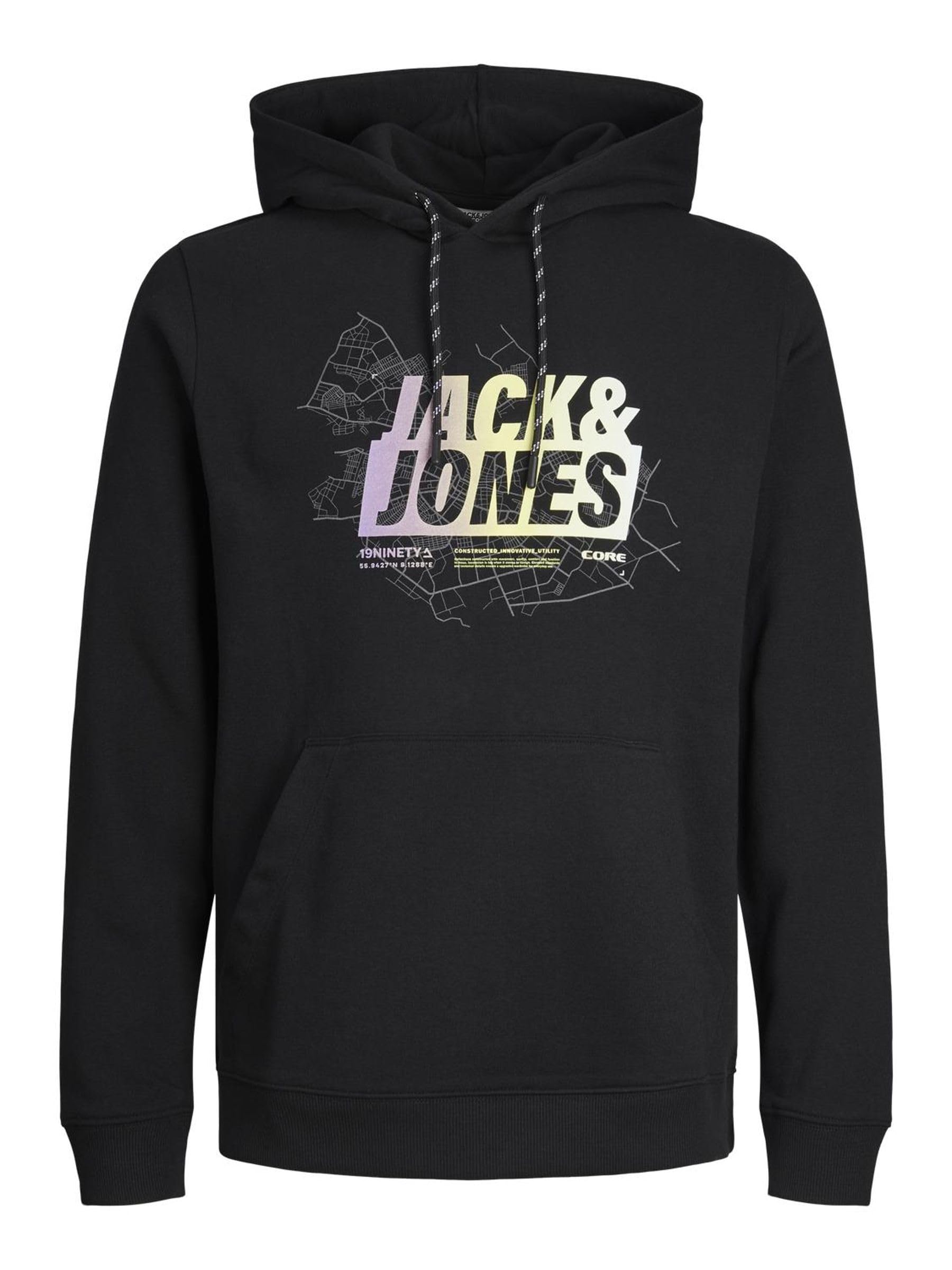JACK & JONES Sudadera con Capucha Jcomap Summer Logo Hombre