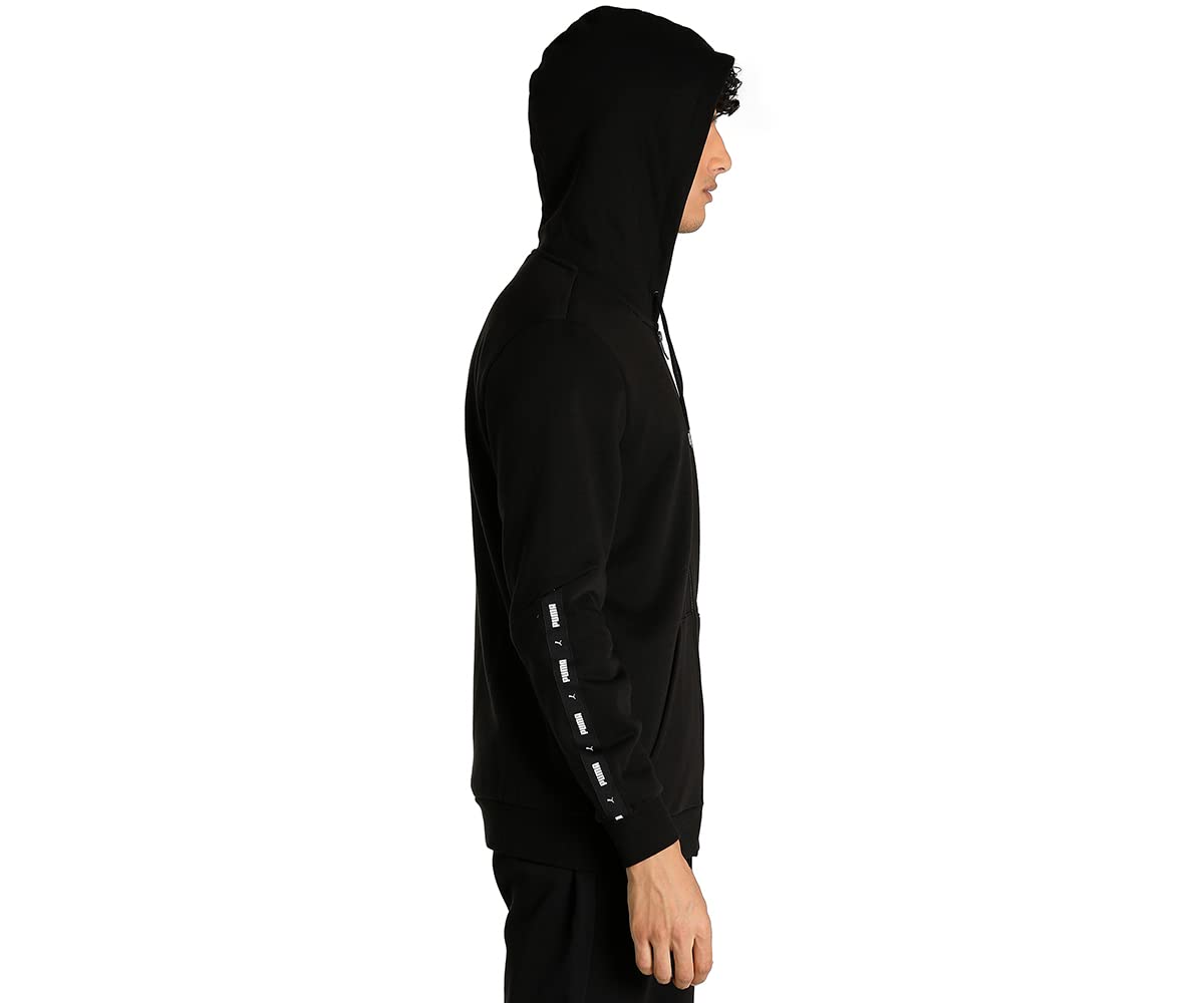 "PUMA ESS+ Tape Hooded Full Zip Sweatshirt FL Men's Sweatshirt (Pack of 1)"