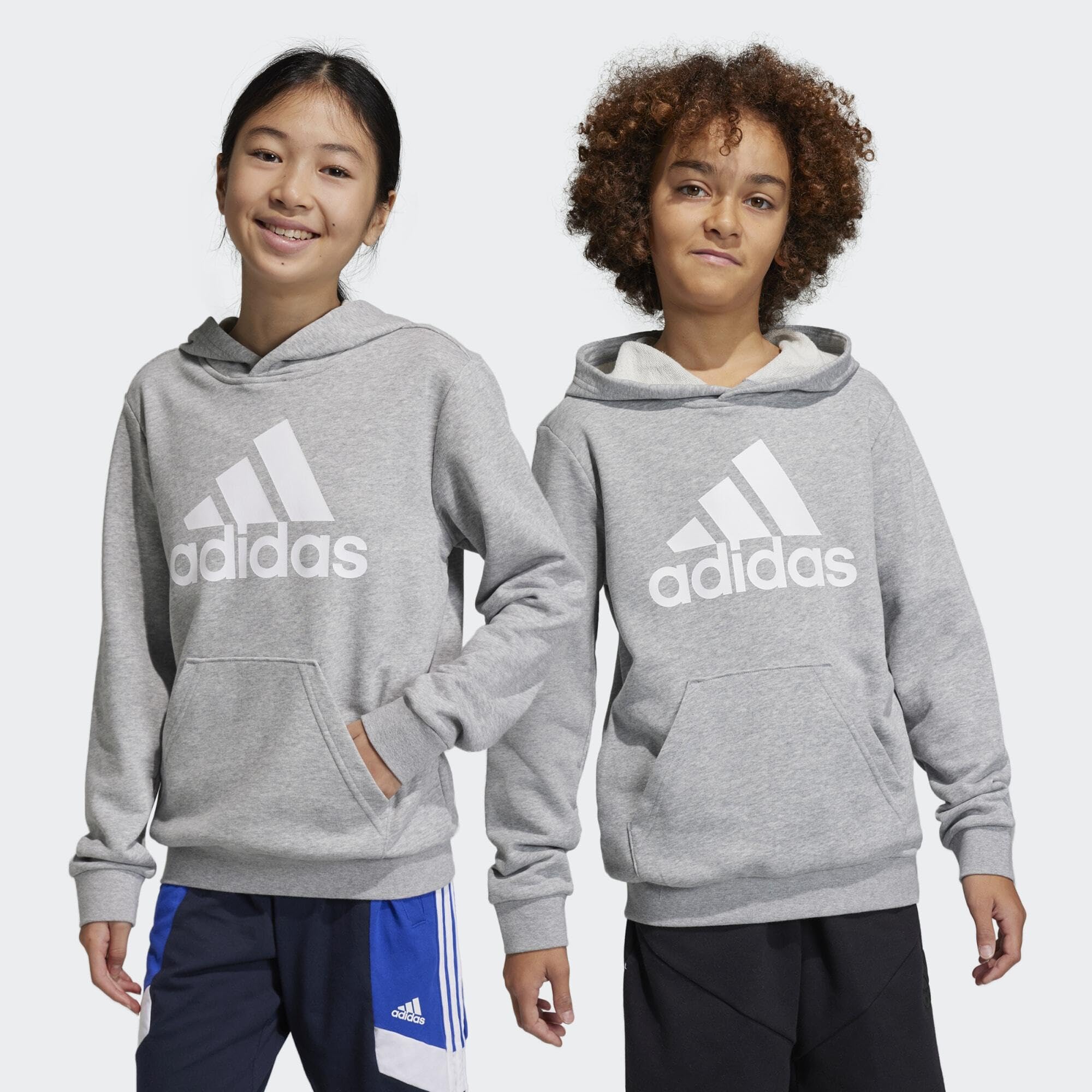 adidas Big Logo Essentials Cotton Hoodie Sudadera Unisex niños (Pack de 1)