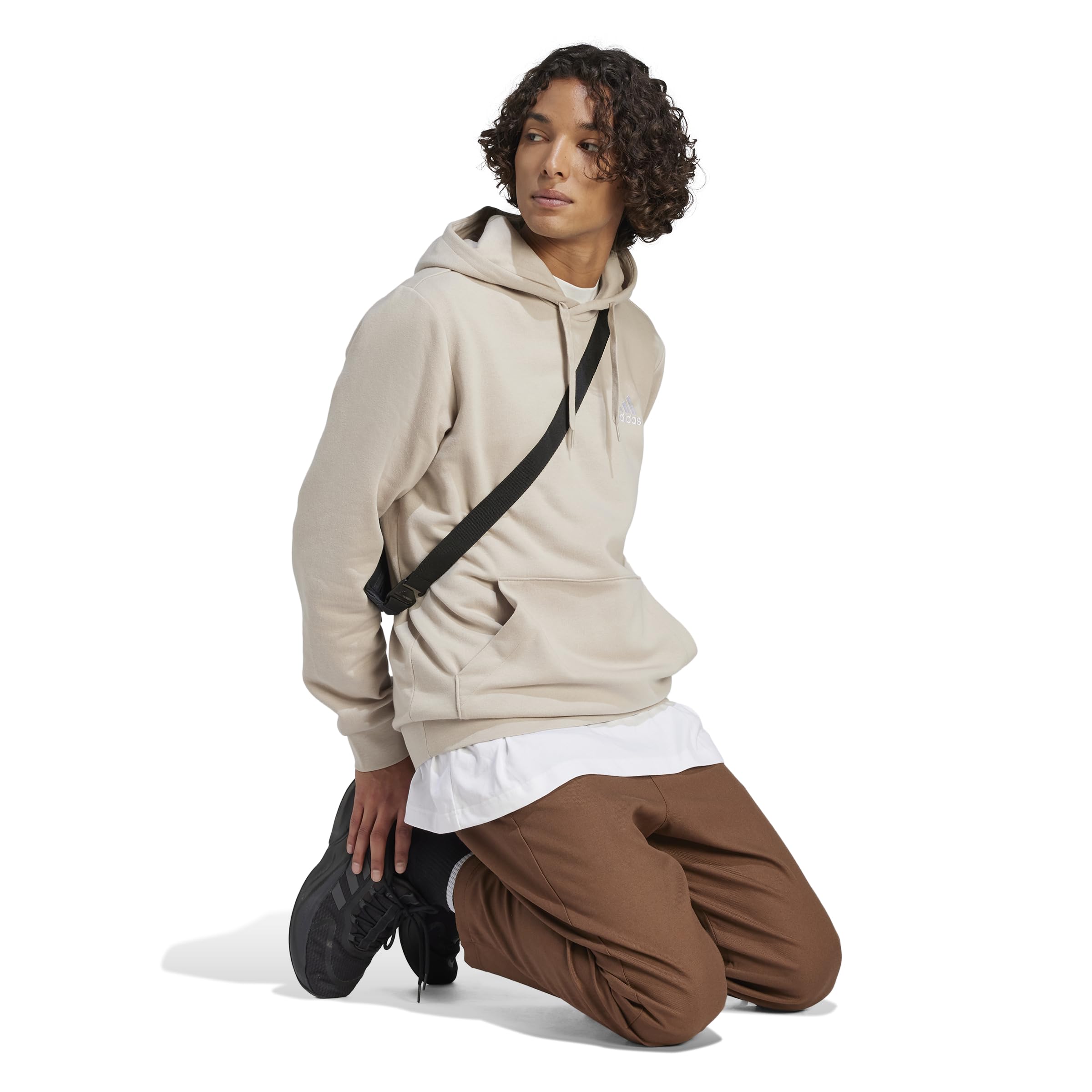 adidas Essentials Fleece Hoodie Sudadera con Capucha Hombre (Pack de 1)
