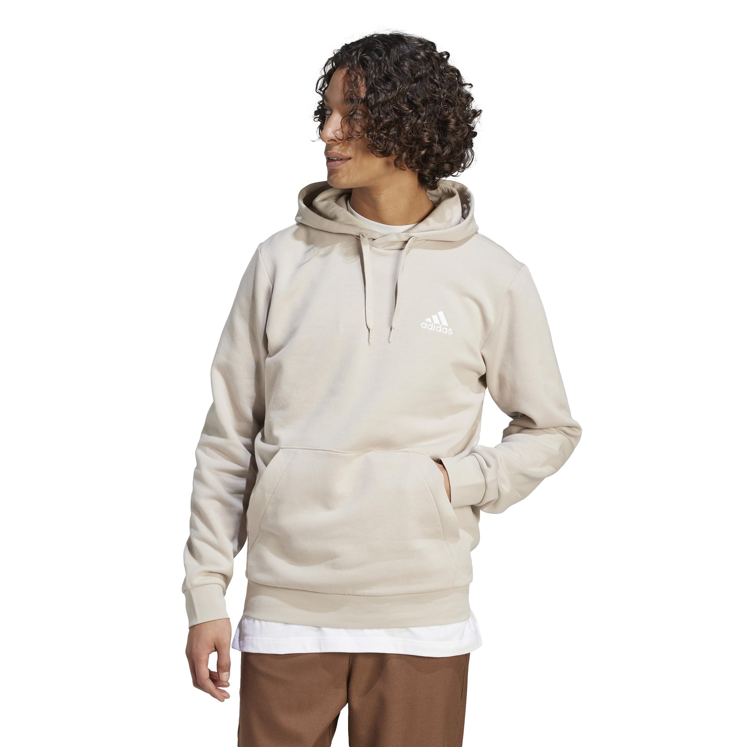 adidas Essentials Fleece Hoodie Sudadera con Capucha Hombre (Pack de 1)