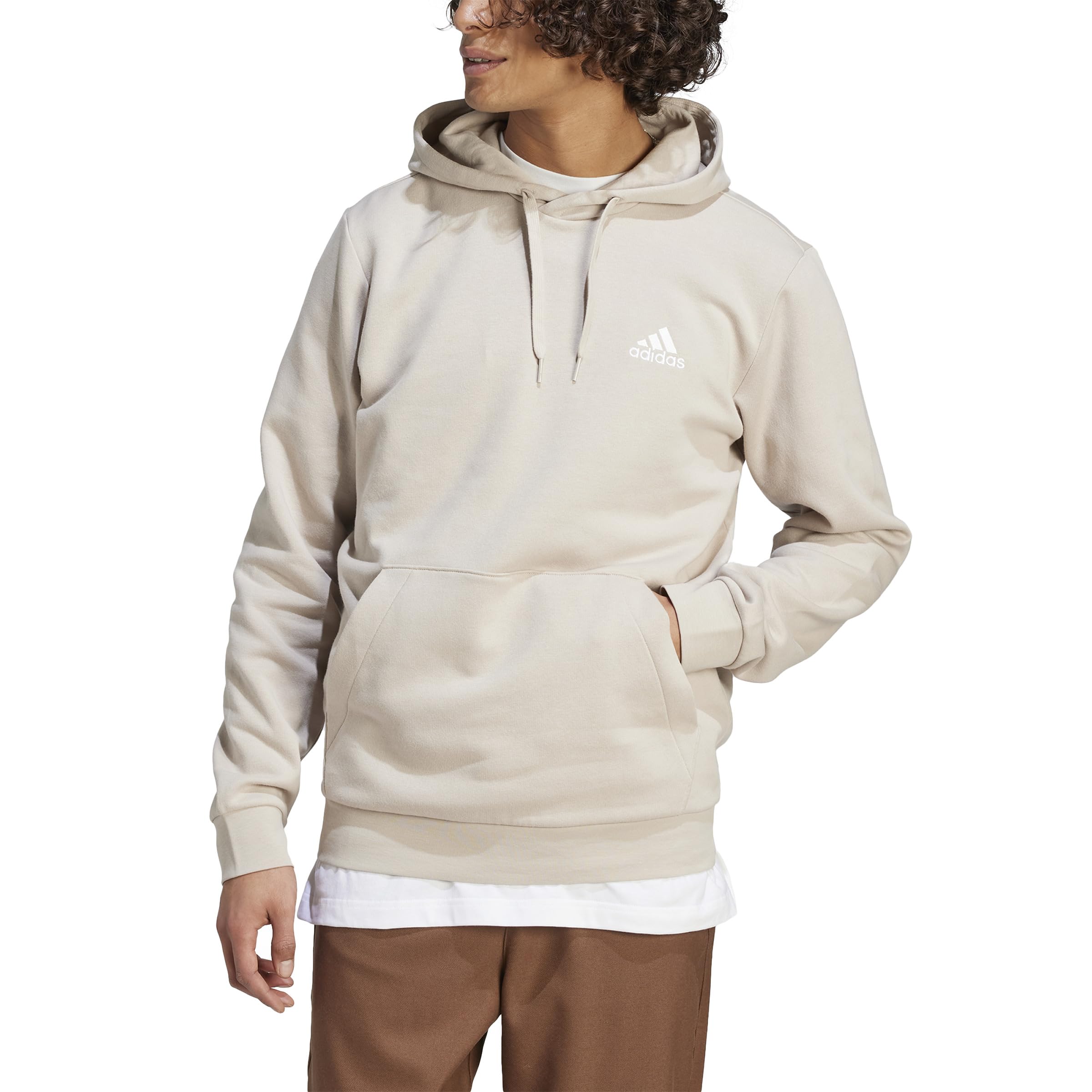 adidas Essentials Fleece Hoodie Sudadera con Capucha Hombre (Pack de 1)