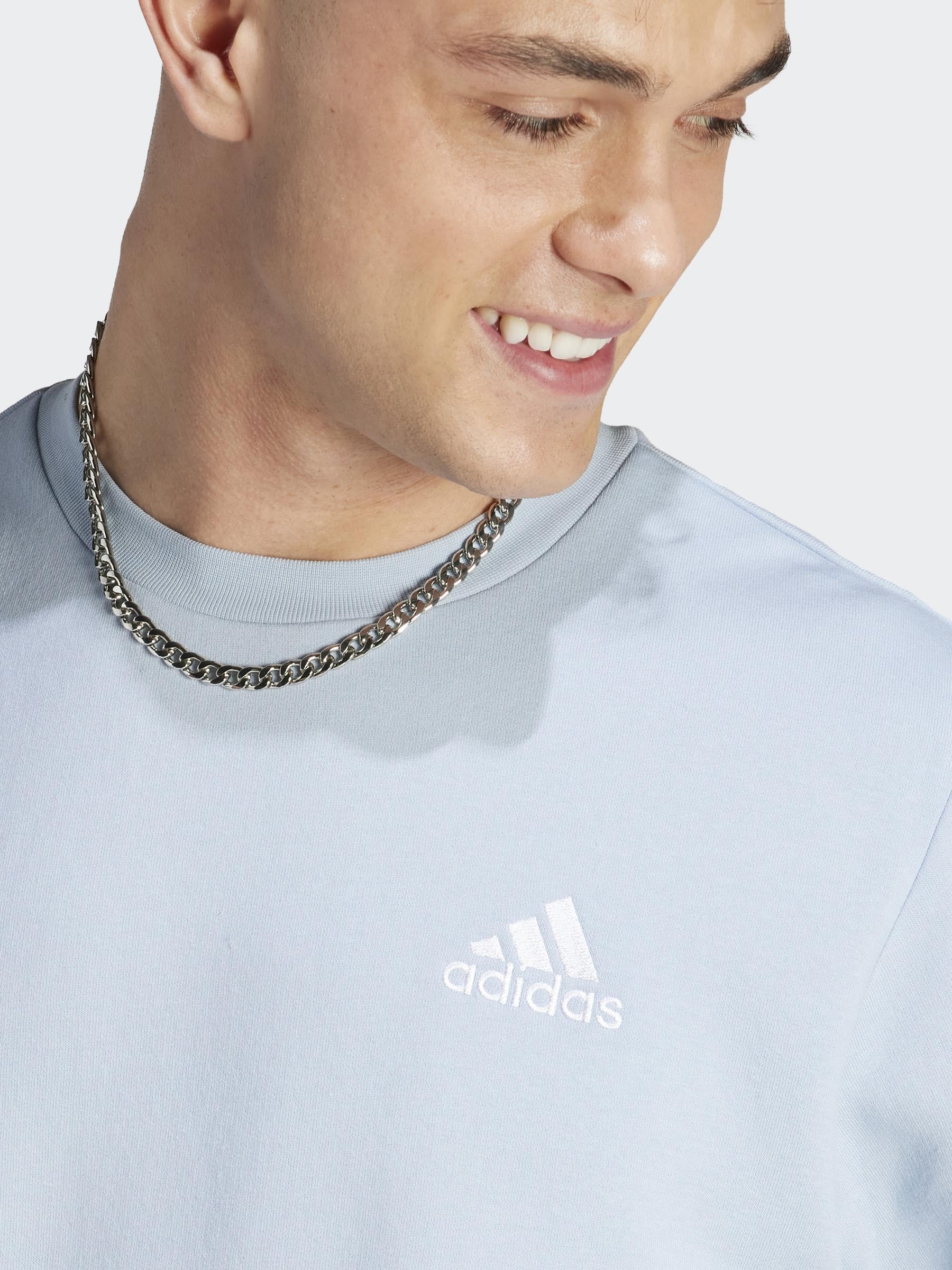 adidas Feelcozy Essentials Fleece Sweatshirt, Sudadera, Hombre