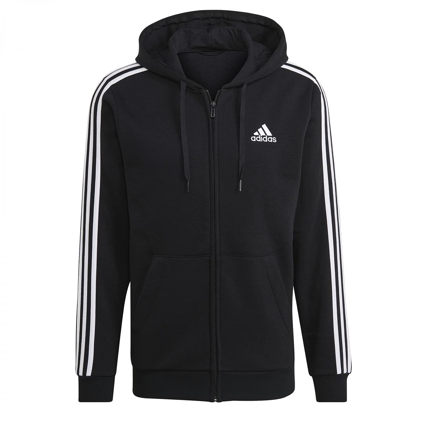 adidas M 3s FL FZ HD Sudadera con Capucha Hombre (Pack de 1)