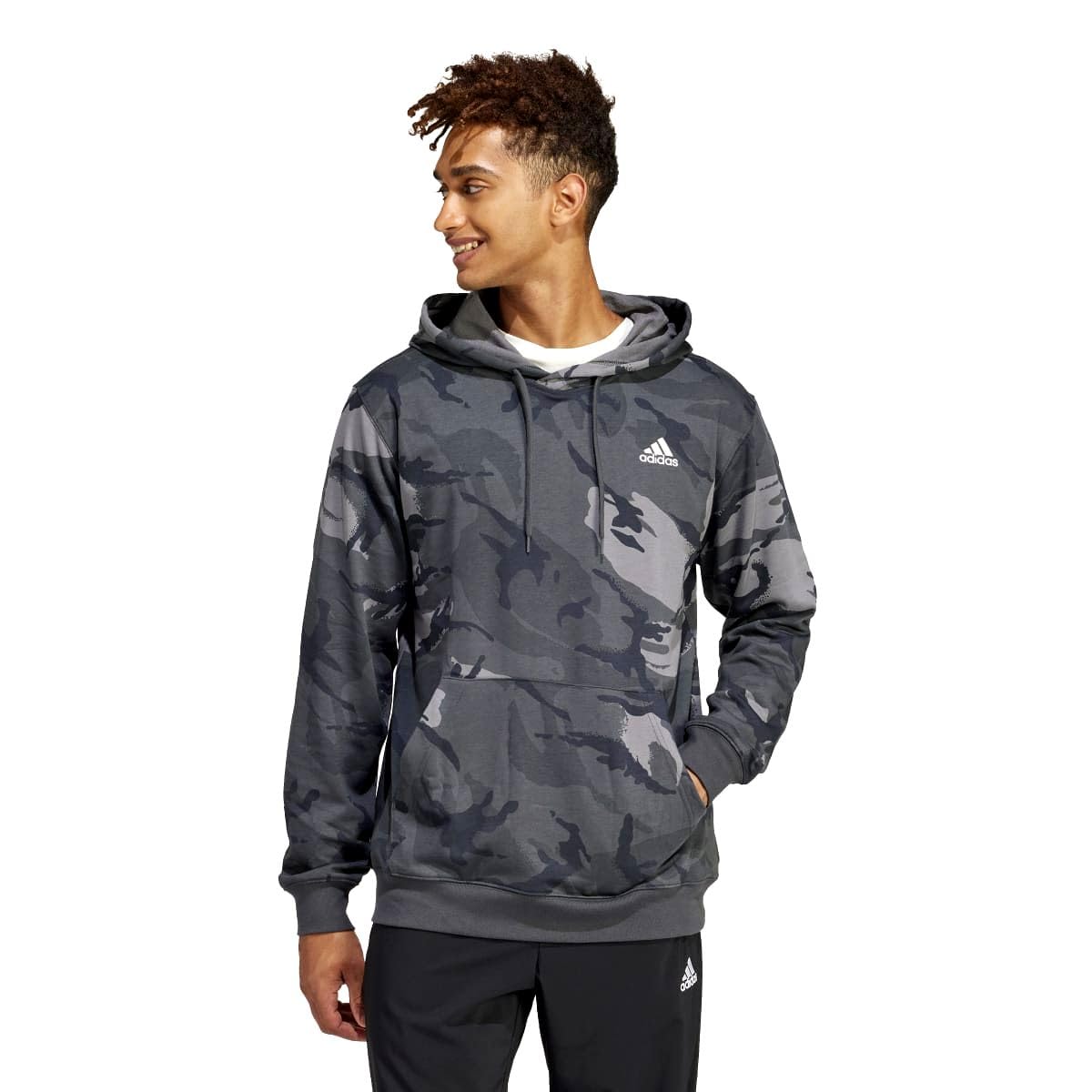 adidas Seasonal Essentials Camouflage Hoodie Sudadera para Hombre