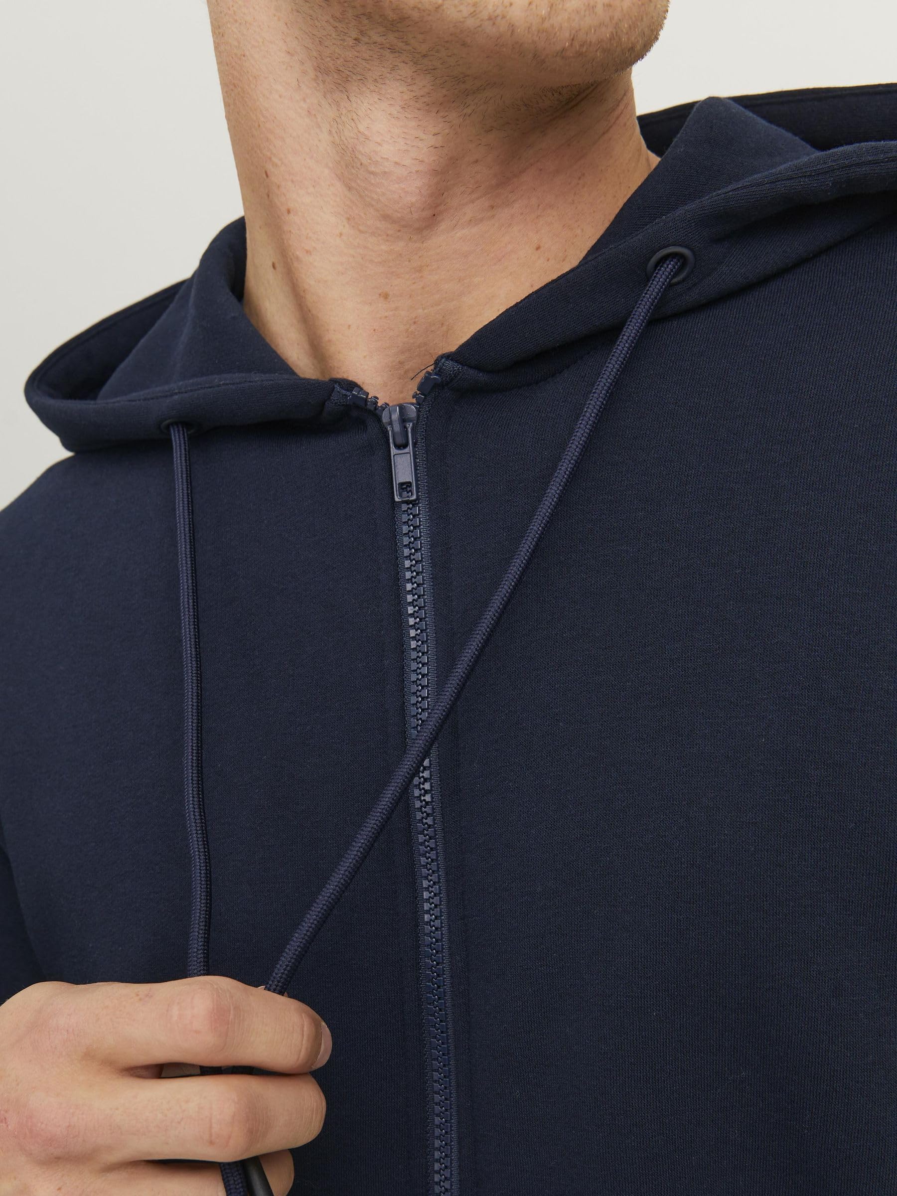 Jack & Jones Zip Hoodie Plain Zip Hoodie