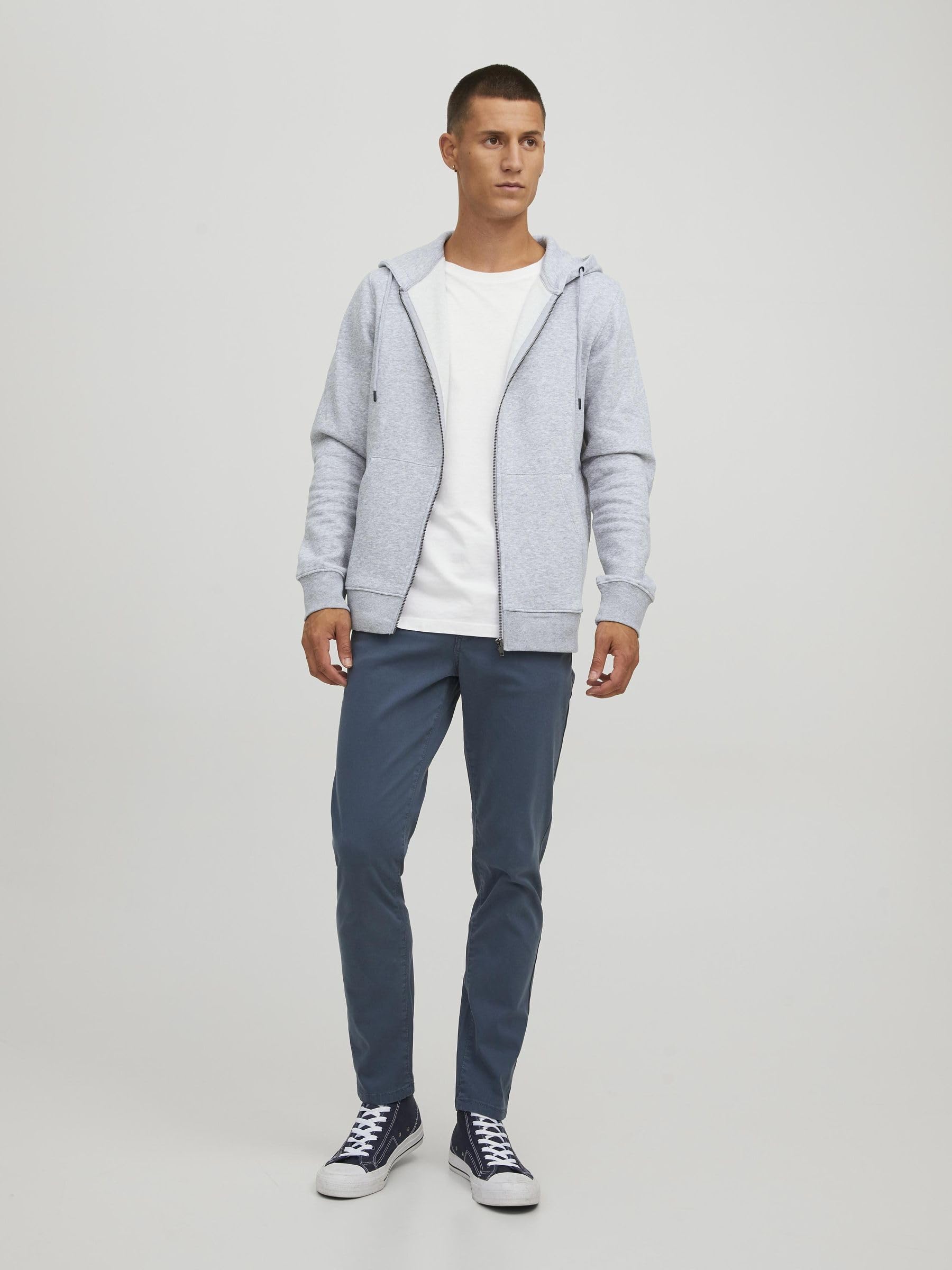Jack & Jones Zip Hoodie Plain Zip Hoodie