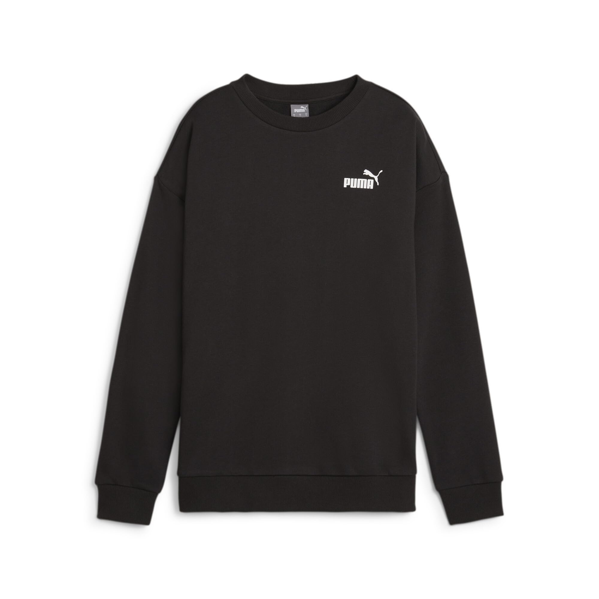 PUMA ESS+ Relajado Pequeño Logo Crew TR Sudor Unisex Adulto
