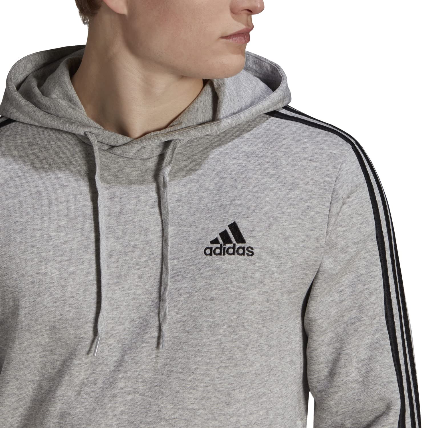 adidas Essentials Fleece Sudadera con Capucha Hombre (Pack de 1)