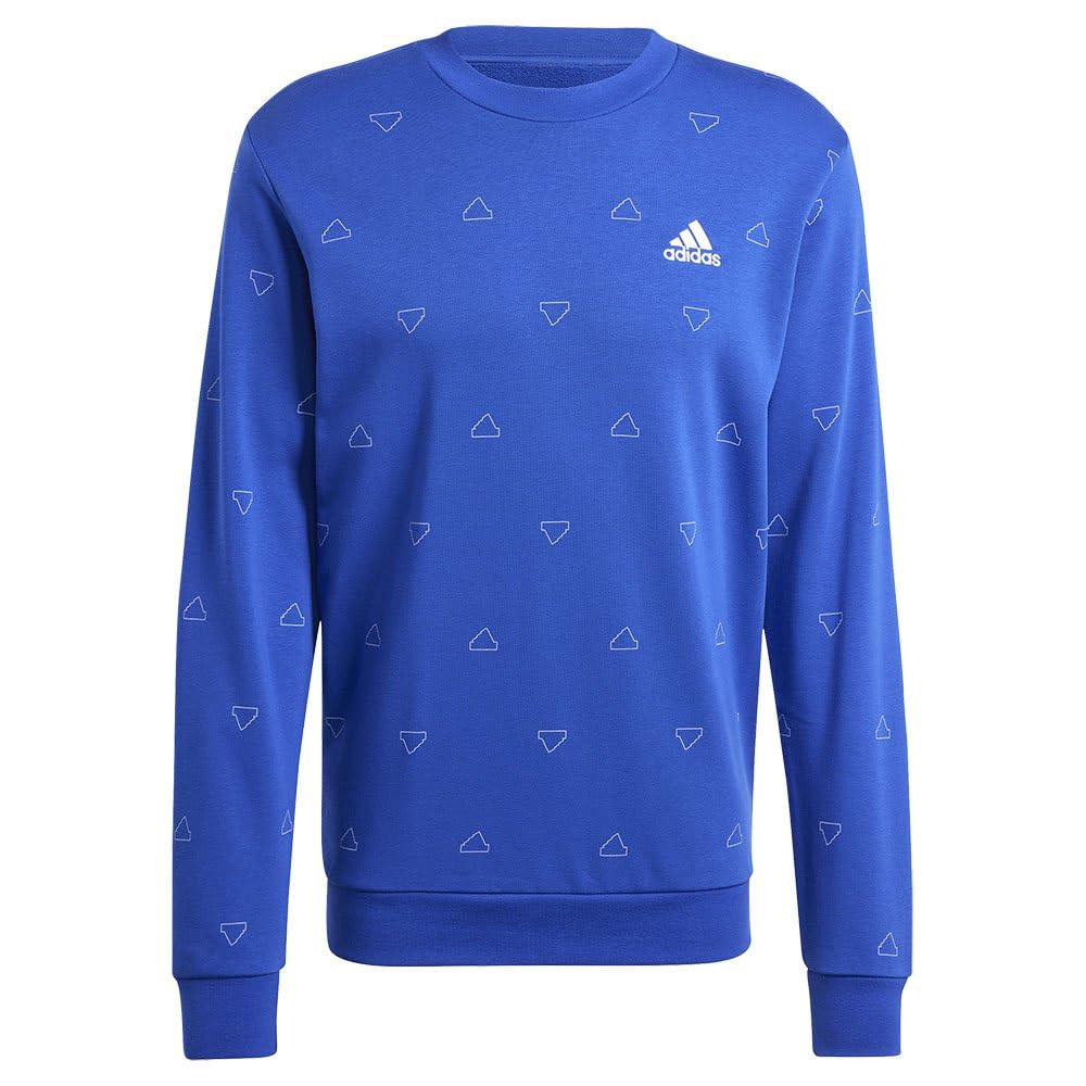 adidas Seasonal Essentials Monogram Graphic Crew Sweatshirt Sudadera para Hombre