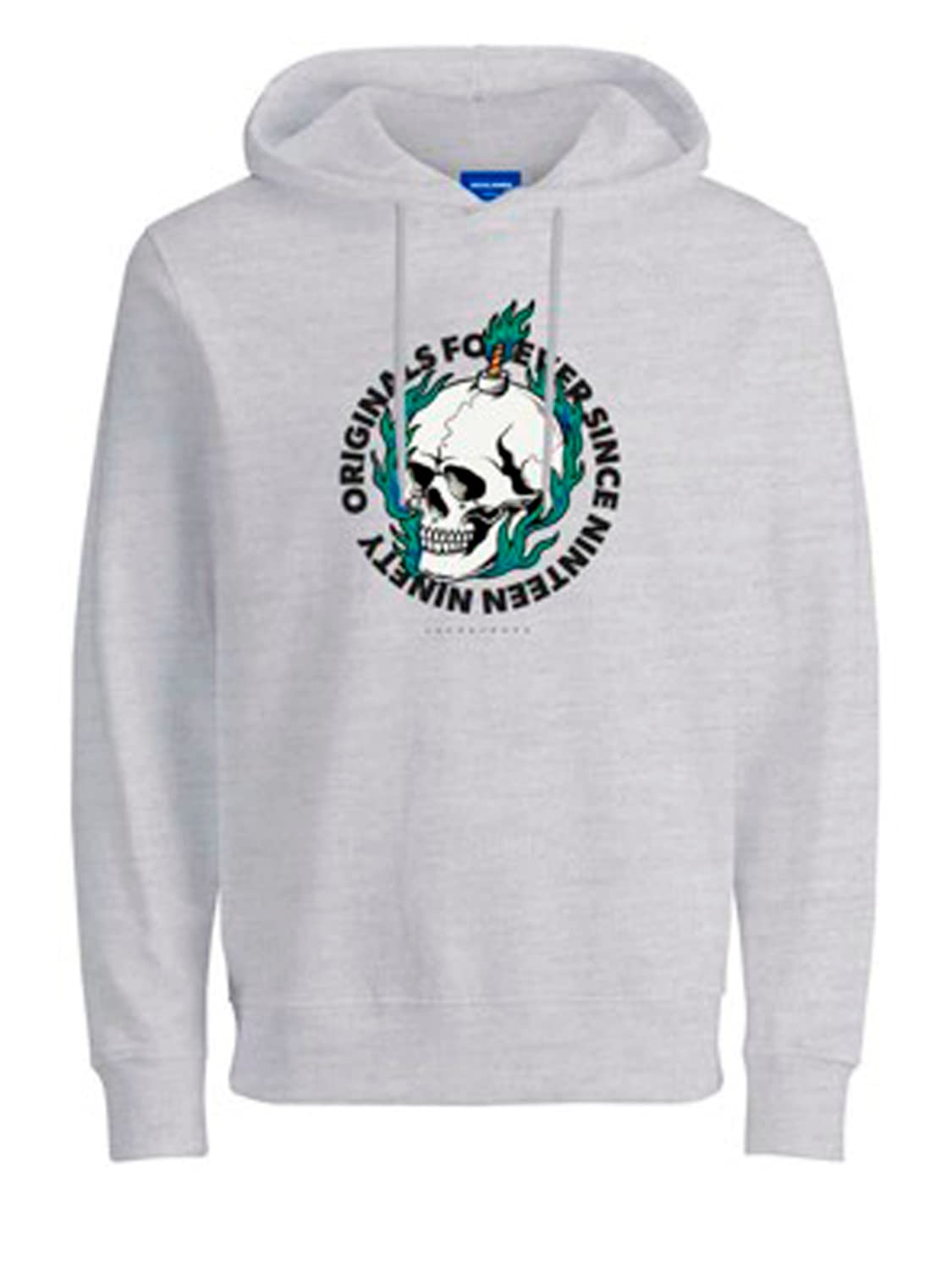 Jack & Jones Jorcrown Skull Sweat Hood Fst Sudadera con Capucha para Hombre