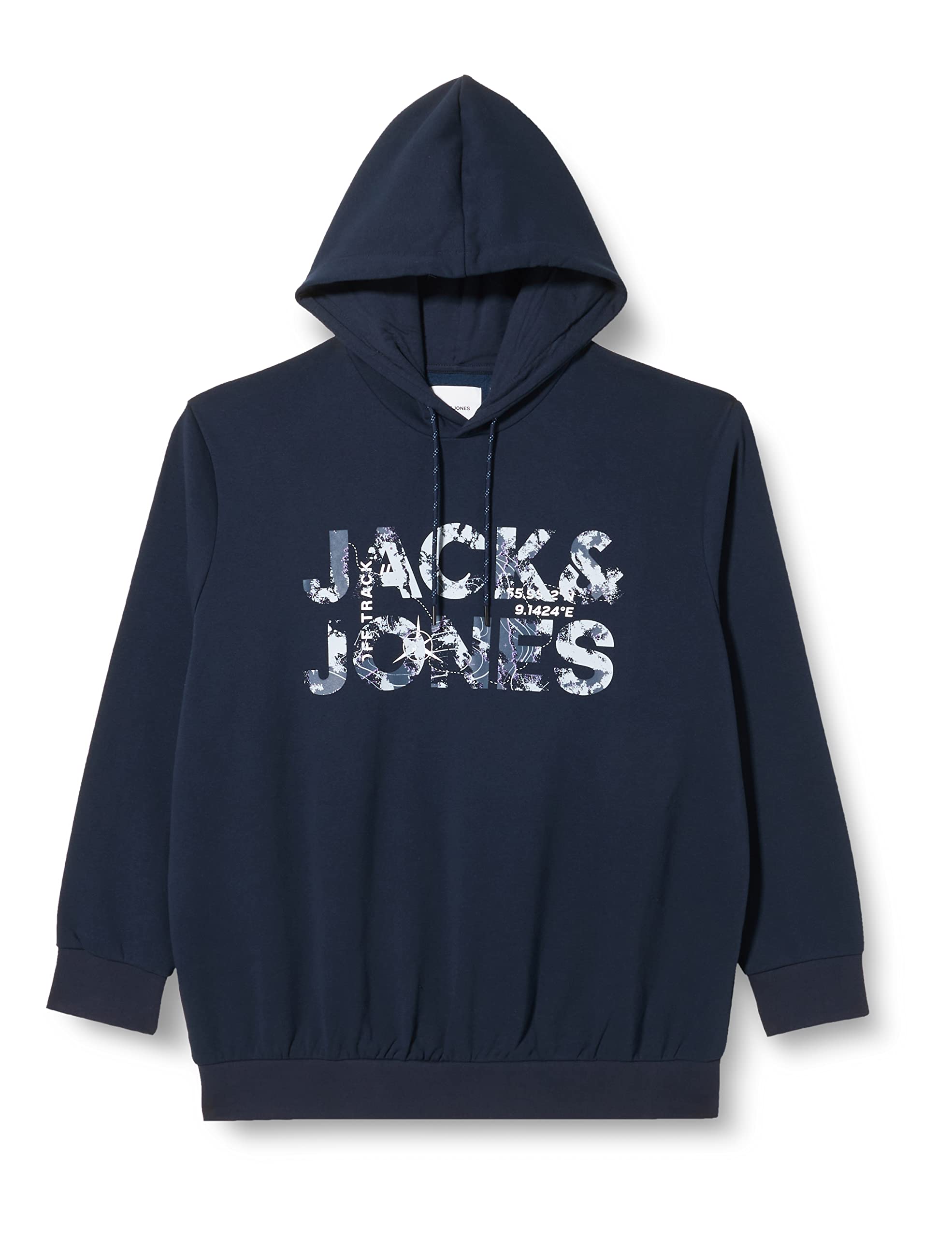 JACK&JONES PLUS Jcotech Logo-Sudadera con Capucha Hombre