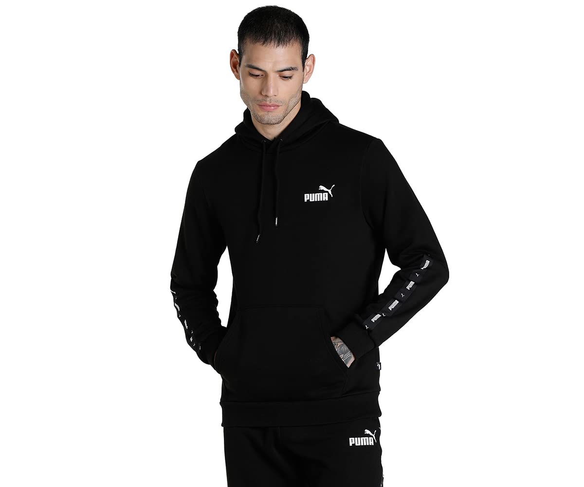 PUMA ESS+ Tape Hoodie FL Sudadera Hombre