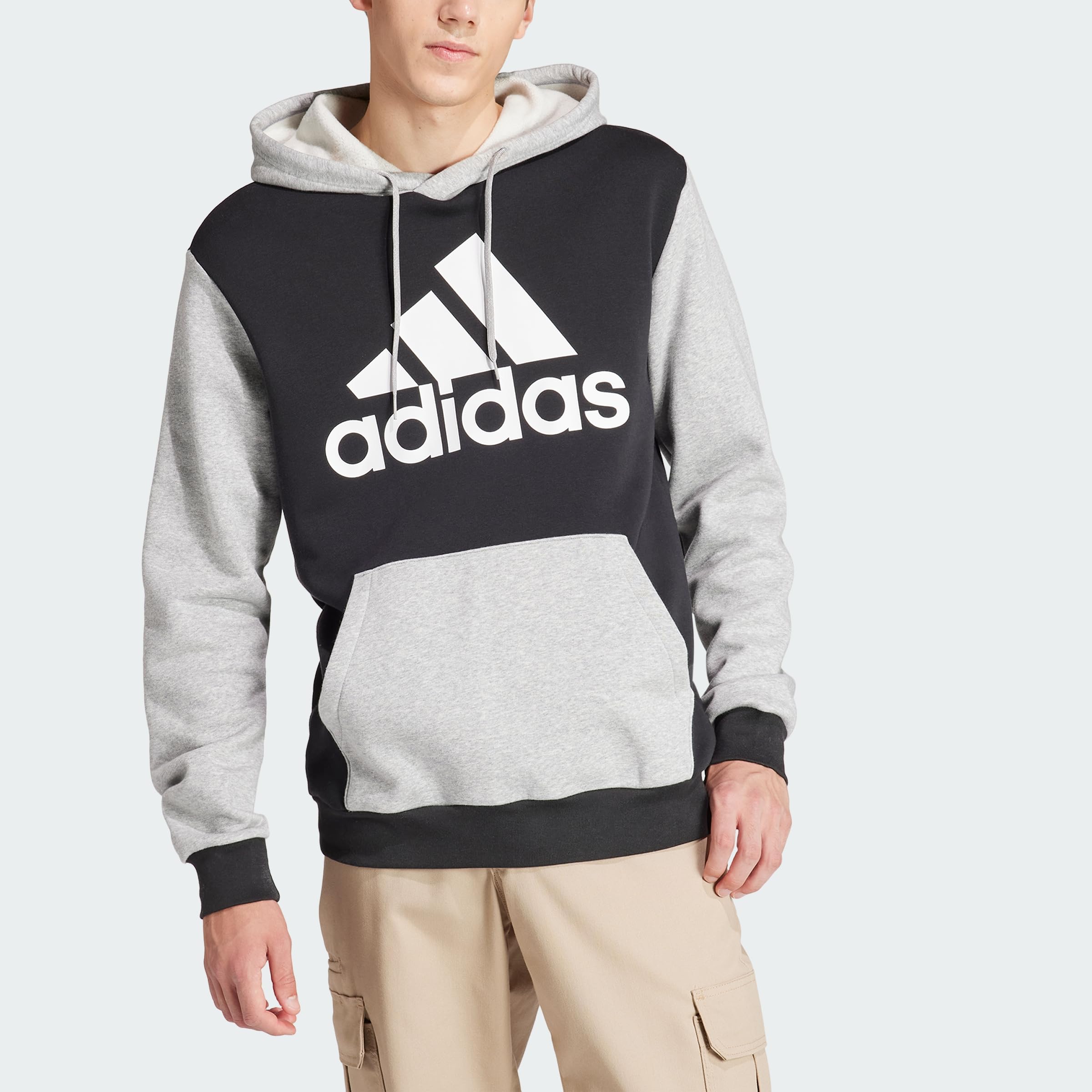 adidas Essentials Fleece Big Logo Hoodie Sudadera con Capucha para Hombre