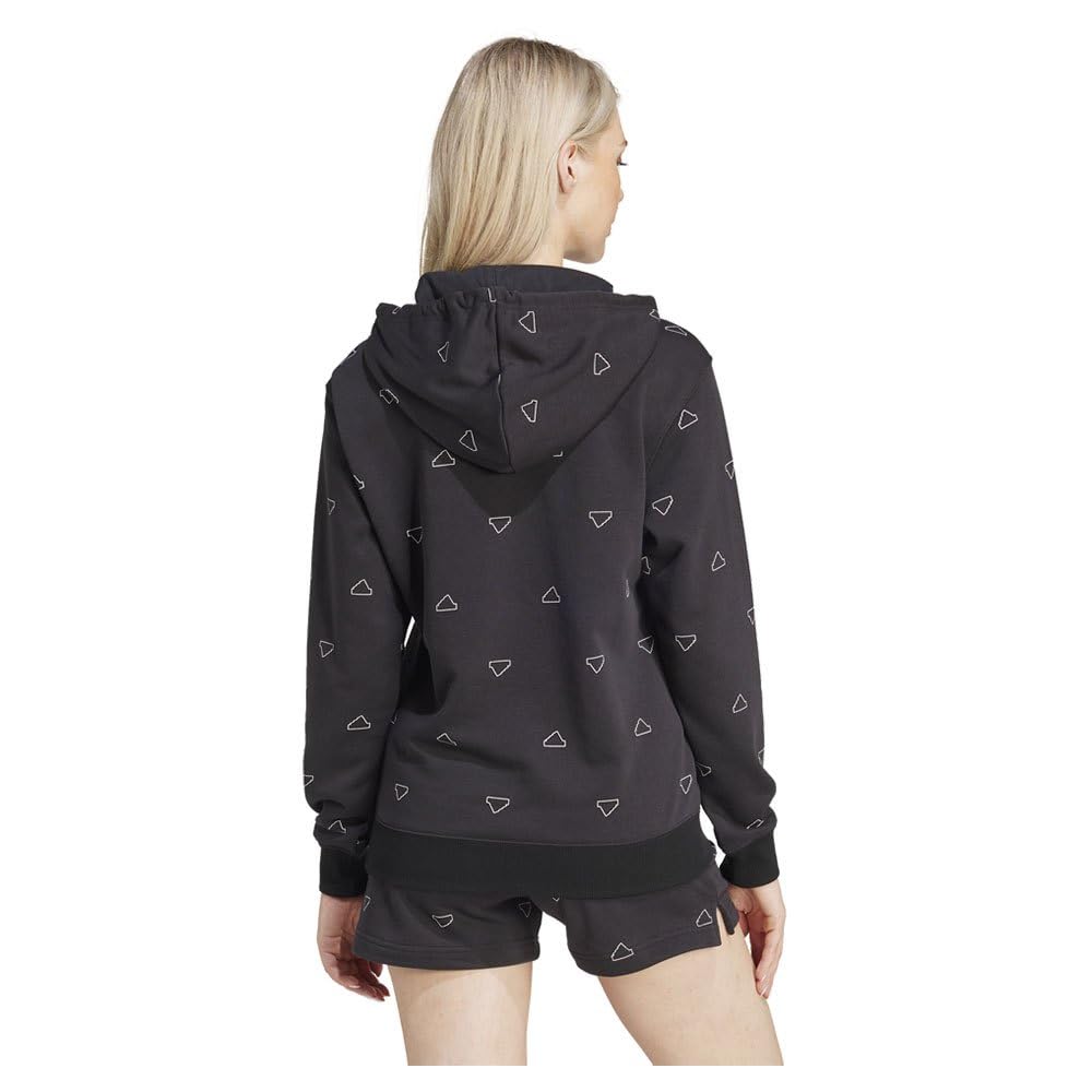 adidas Essentials Monogram Regular French Terry Graphic Hoodie Sudadera Mujer